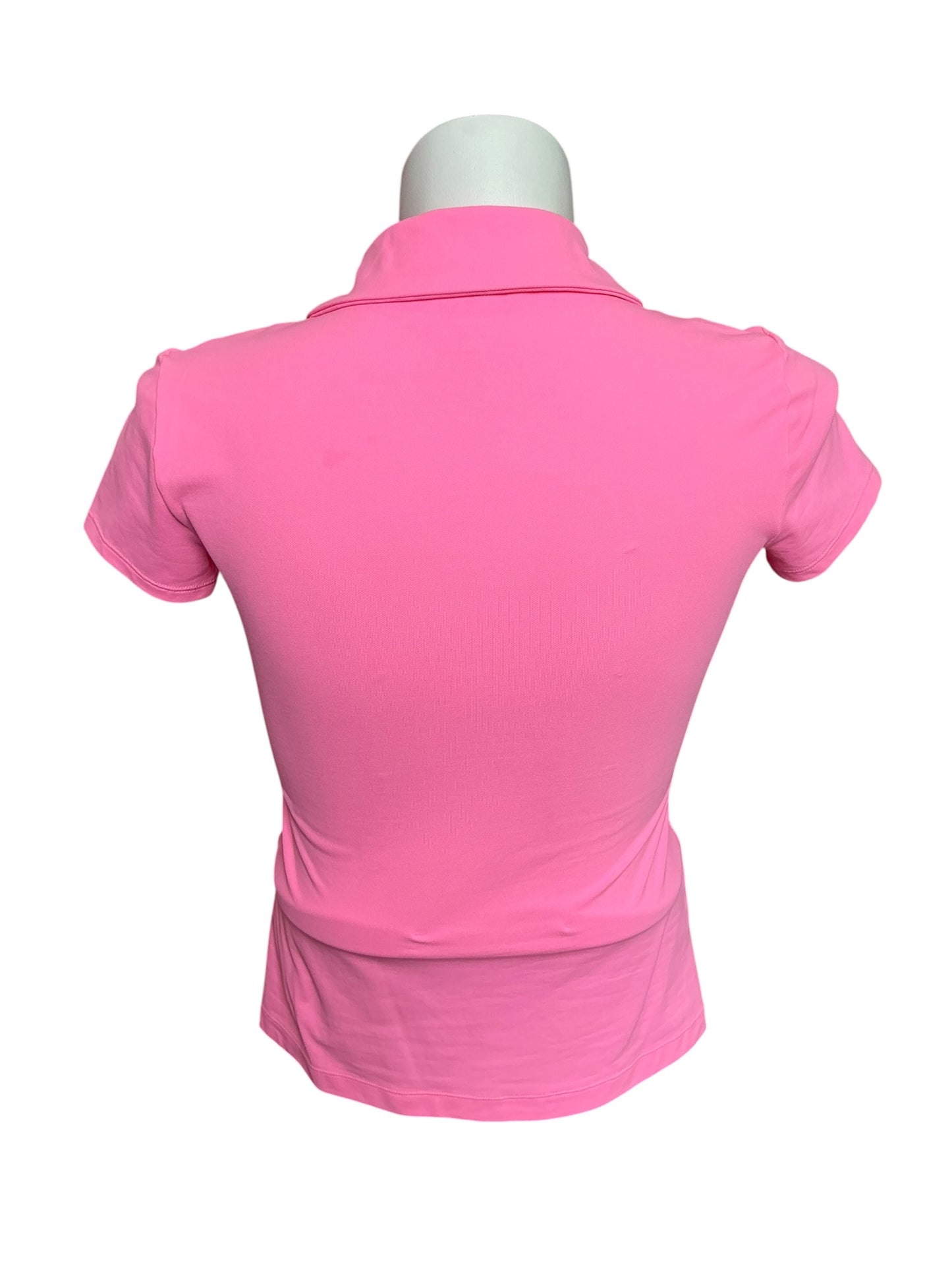 Lilly Pulitzer NWT Frida Scalloped Polo UPF 50+ Rousseau Pink - Size S