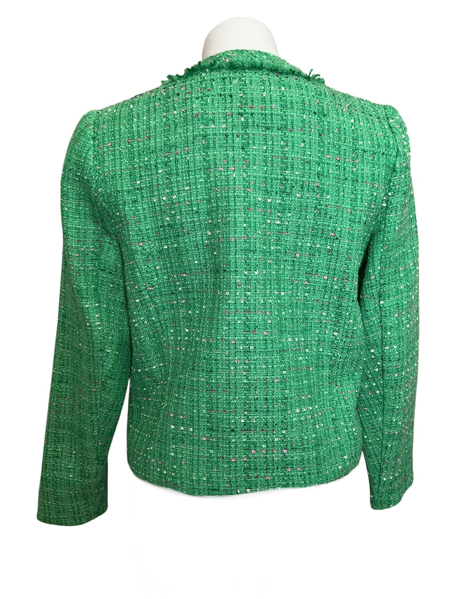 Lilly Pulitzer NWT Gilmore Jacket Kelly Green Palm Beach Boucle - Size 2