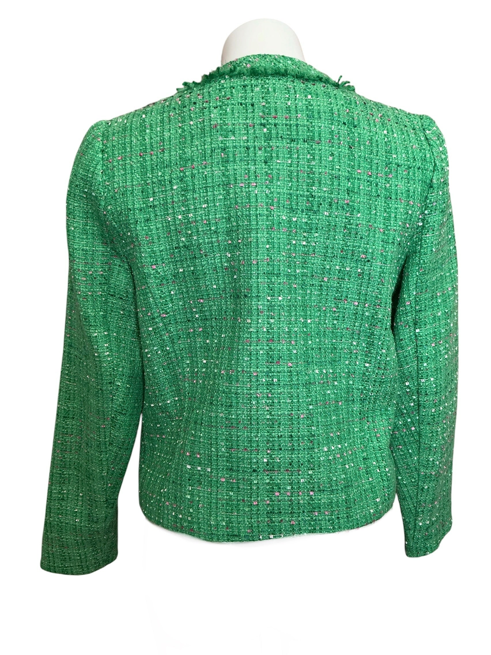 Lilly Pulitzer NWT Gilmore Jacket Kelly Green Palm Beach Boucle - Size 2