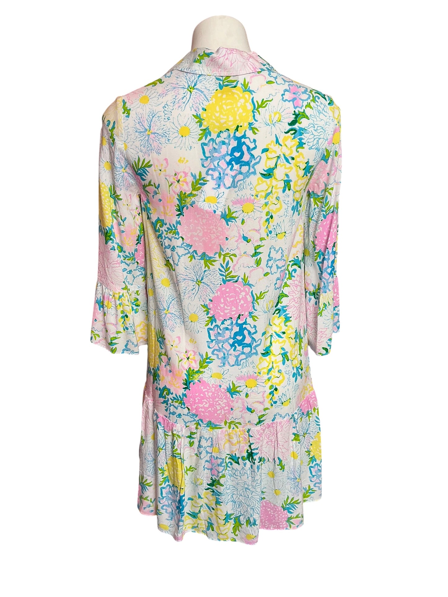 Lilly Pulitzer NWT Rayanna Tunic Dress Multi Lilly Garden - Size 00