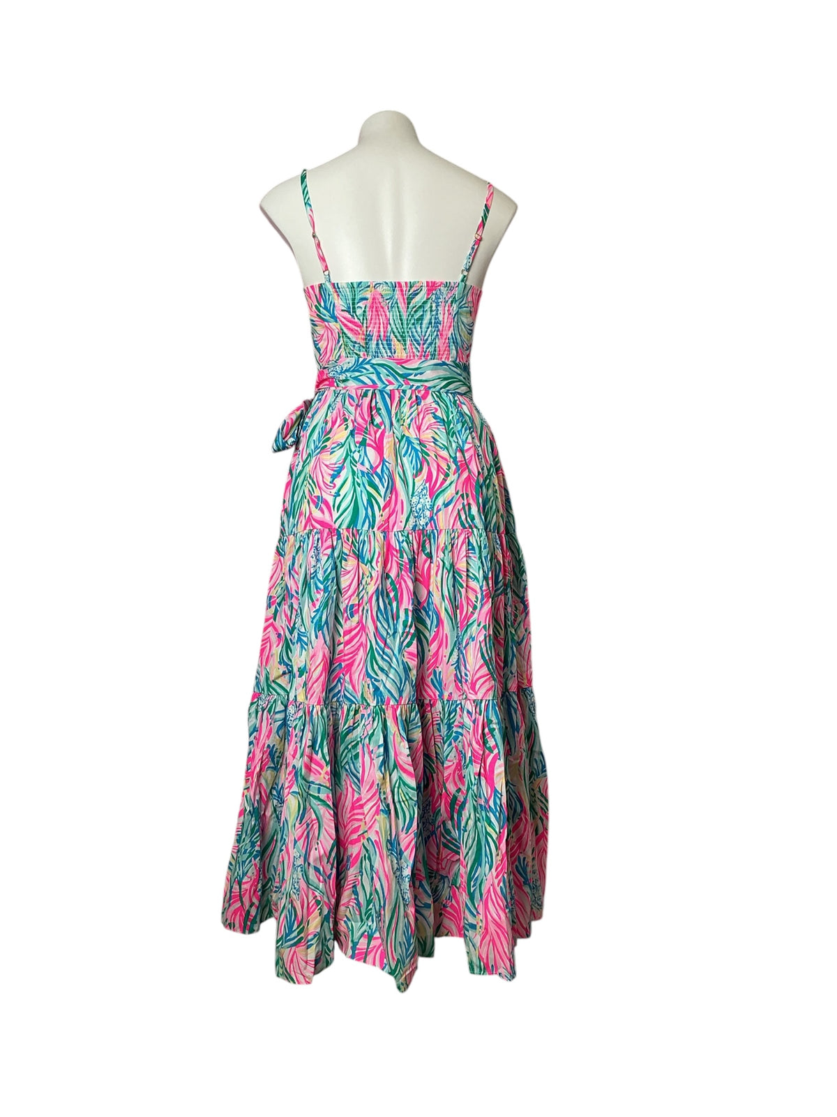Lilly Pulitzer NWT Edith Cotton Midi Dress Multi Sea Turtle Soirée - Size 2