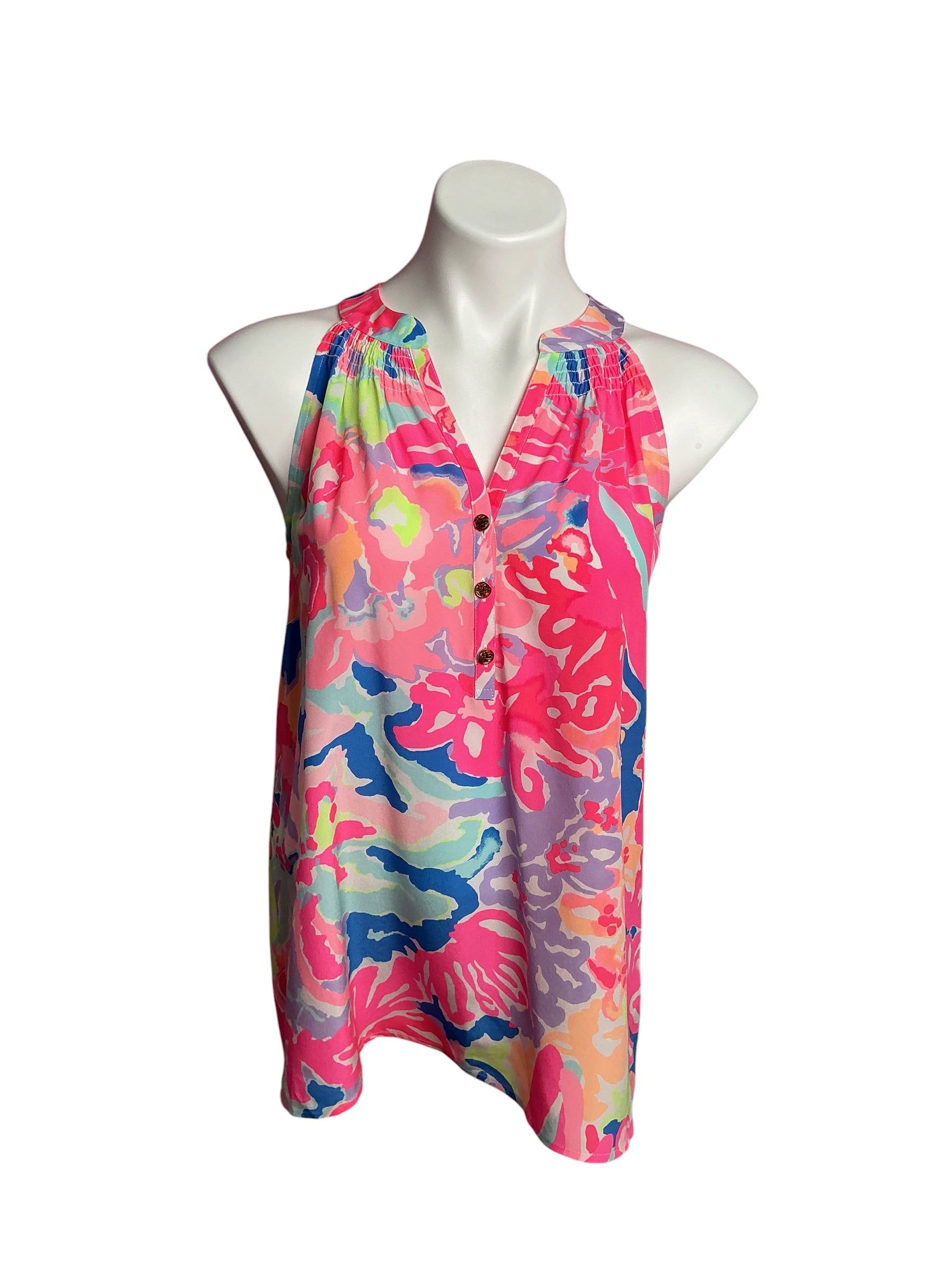 Lilly Pulitzer- NWT Bailey Top Multi Playa Hermosa Size S