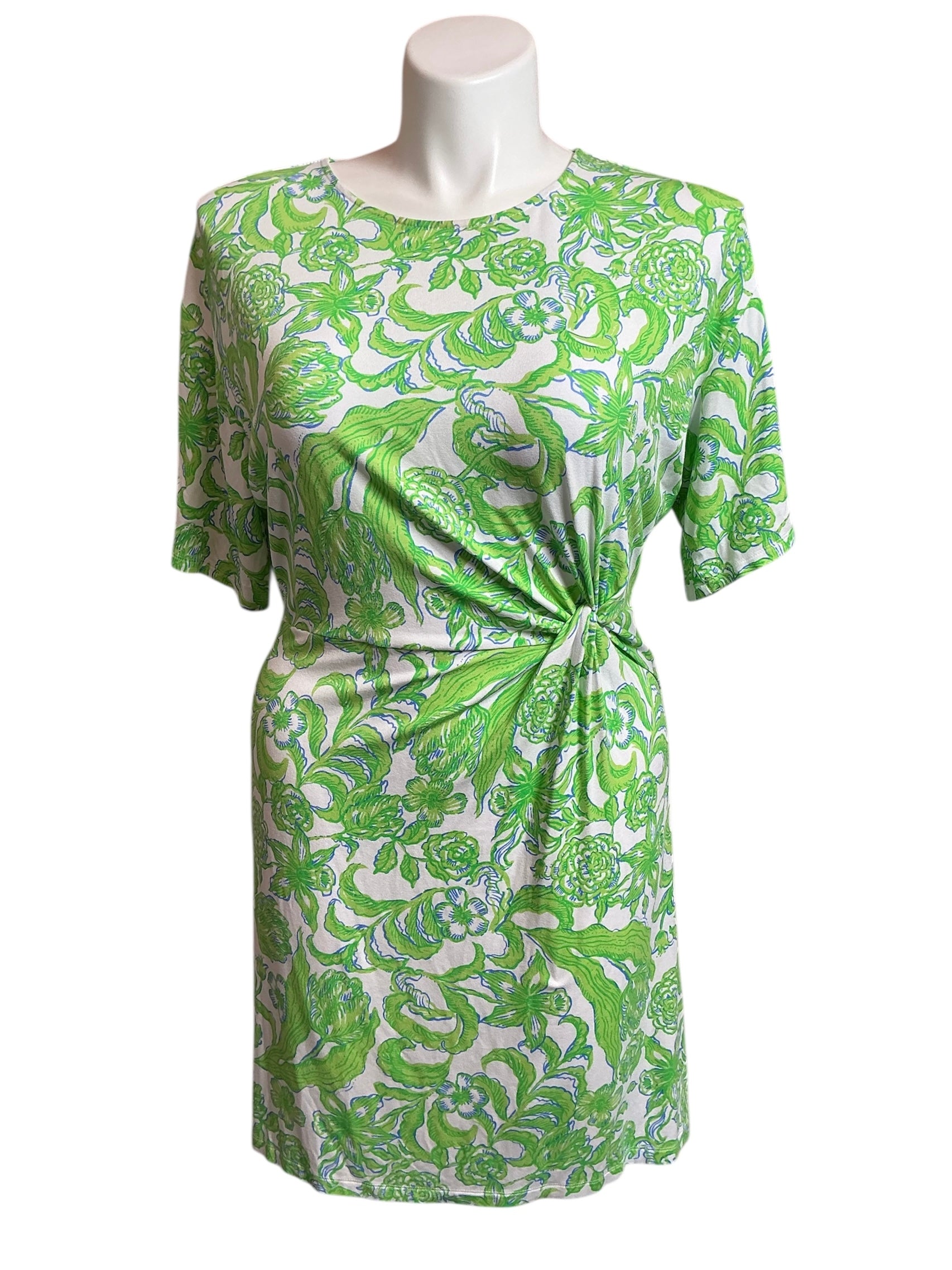 Lilly Pulitzer Shaw Dress Resort White Daffodil Hill - Size L
