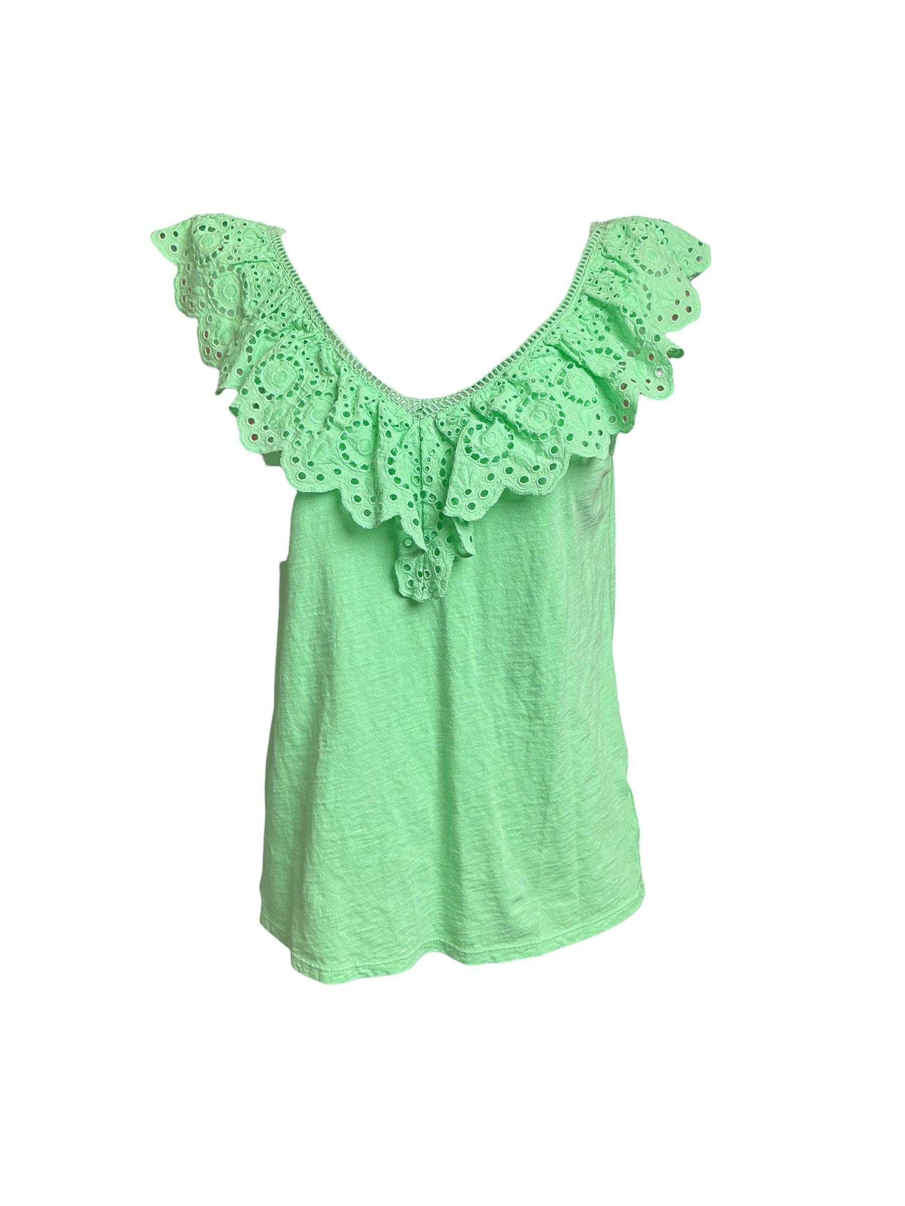 Lilly Pulitzer Plaza Top - Patina Green - Size S