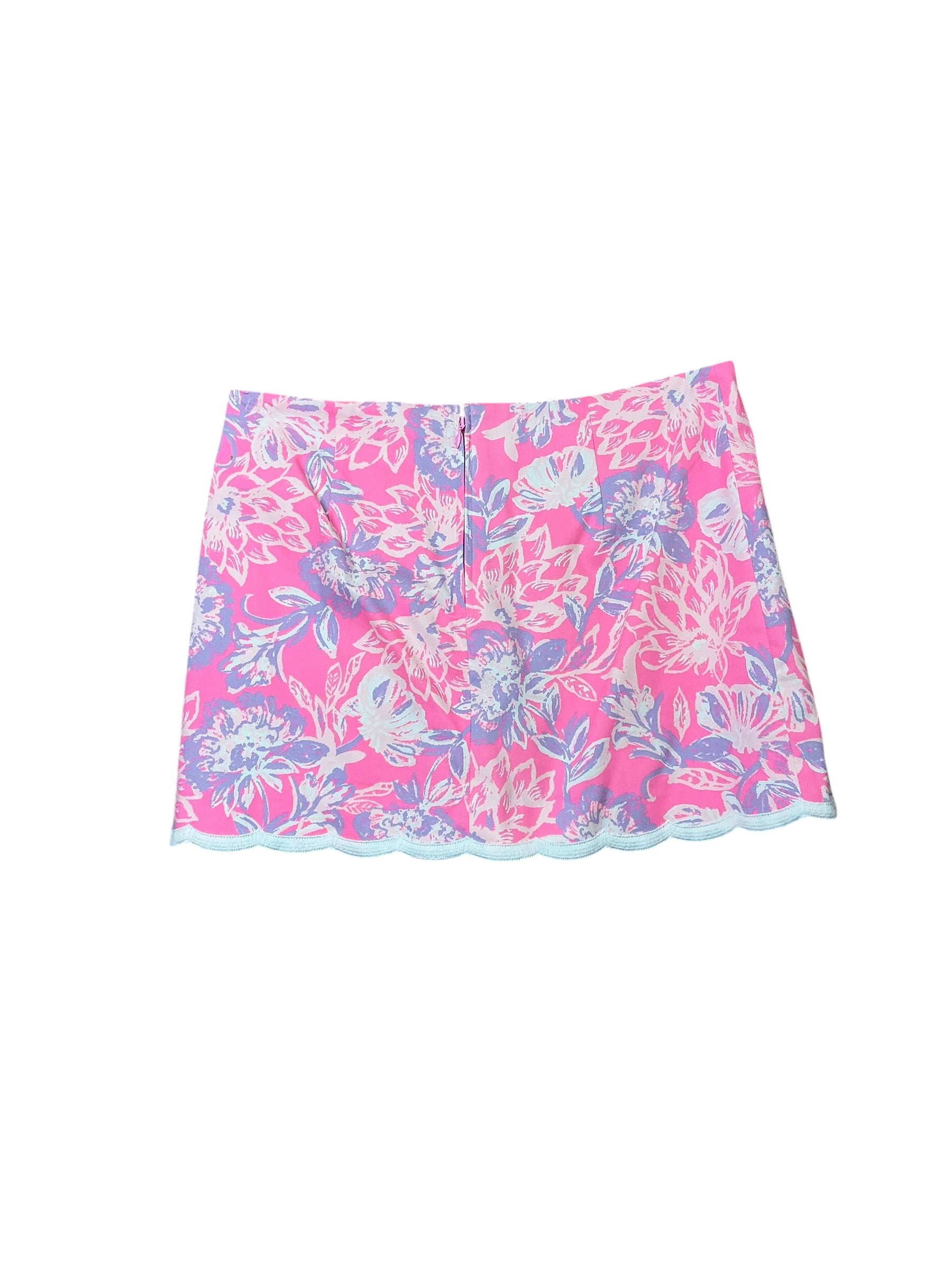Lilly Pulitzer Michelina Mini Skort - Rousseau Pink Zen Garden - Size 12