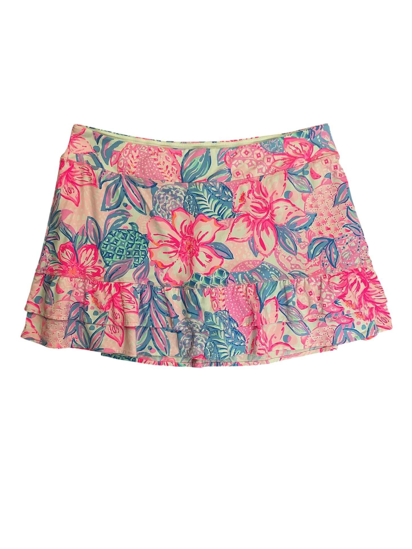 Lilly Pulitzer NWT Fern Skort UPF 50+ Pink Isle Snappy Turtle - Size XL