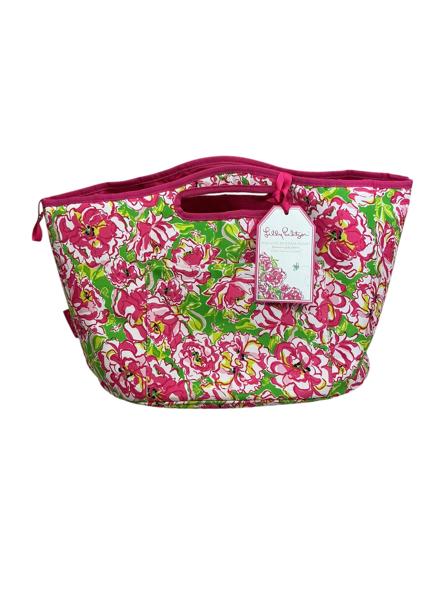 Lilly Pulitzer NWT AS IS Insulated Beverage Bucket Cooler Bag Big Flirt