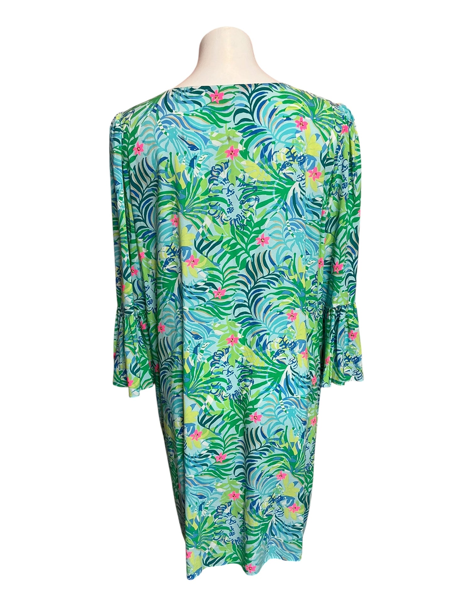 Lilly Pulitzer Danika Tunic Dress Sun Of A Bun - Size 16
