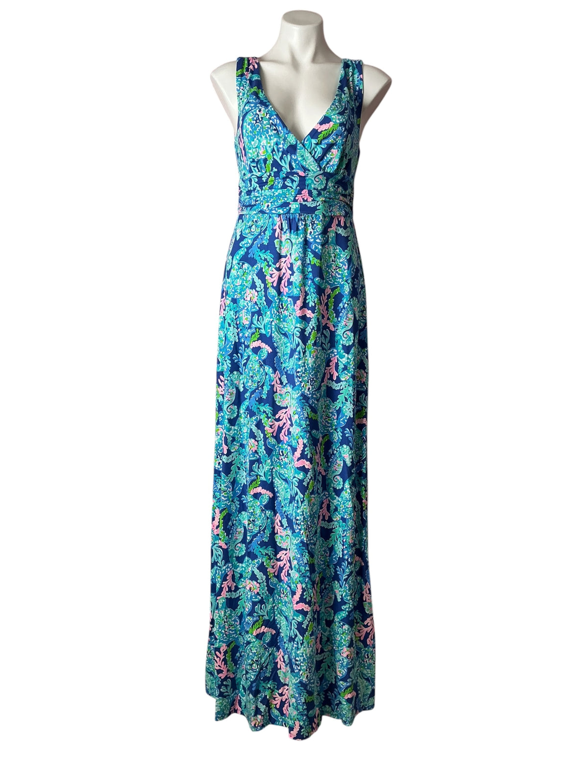 Lilly Pulitzer NWT Sloane Dress Corsica Blue Turtle Villa - Size M