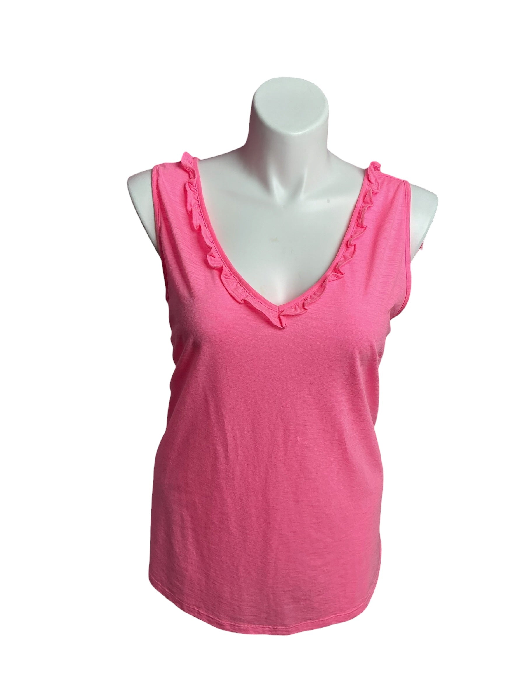 Lilly Pulitzer- NWT Gigi Ruffle Top Pink Shandy Size XXL
