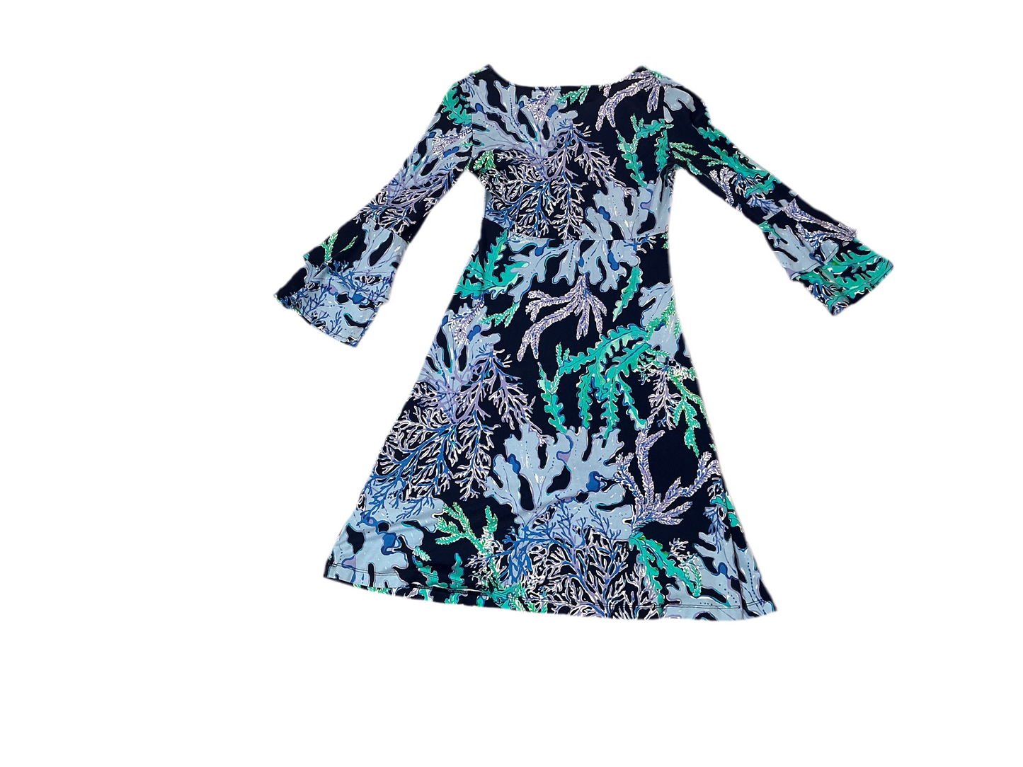 Lilly Pulitzer Raina Dress - Indigo Swish and Stay - Size xxs