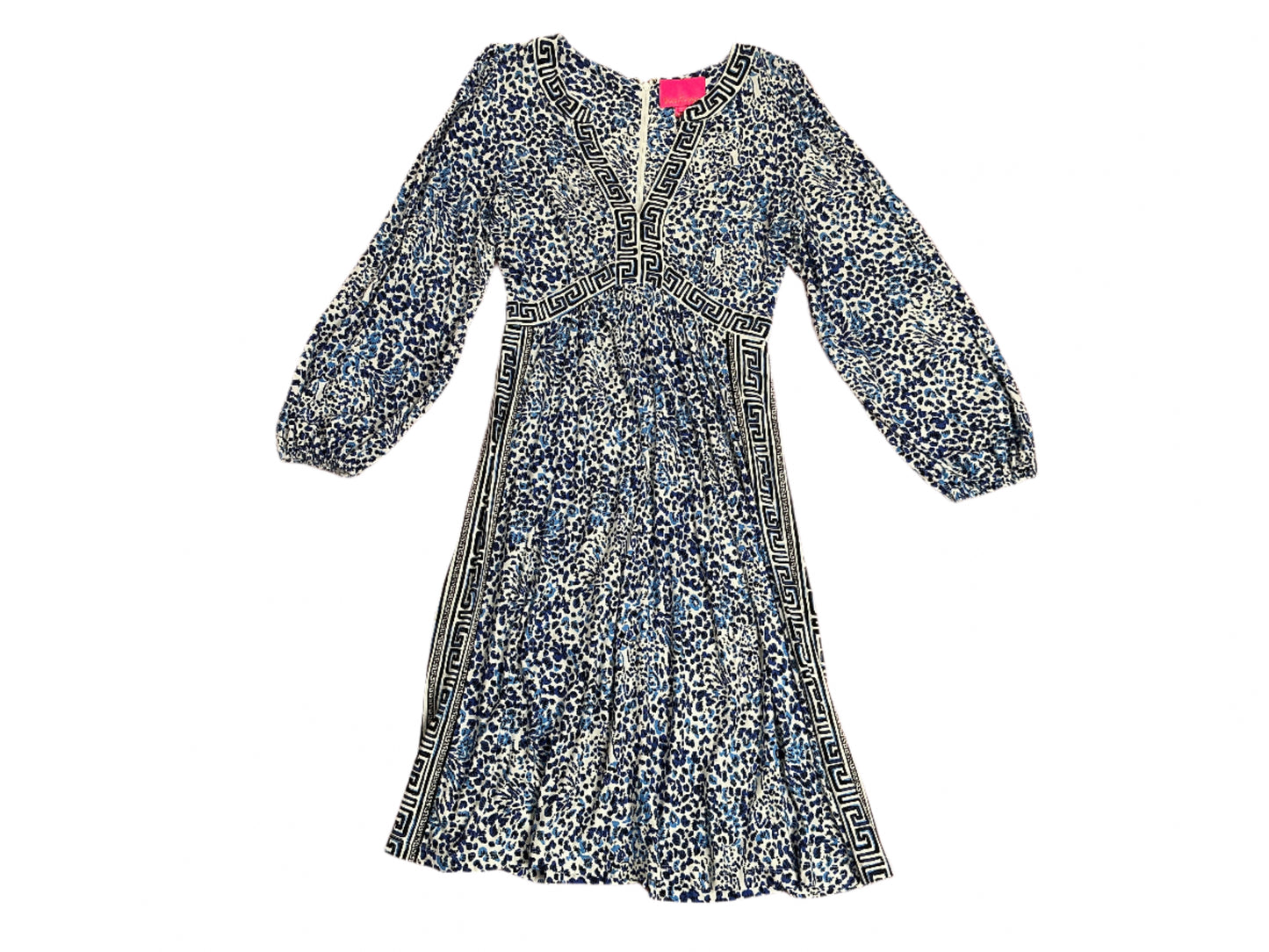 Lilly Pulitzer Wexlee Midi Dress - Blue & White Twisted Up - Size - 2