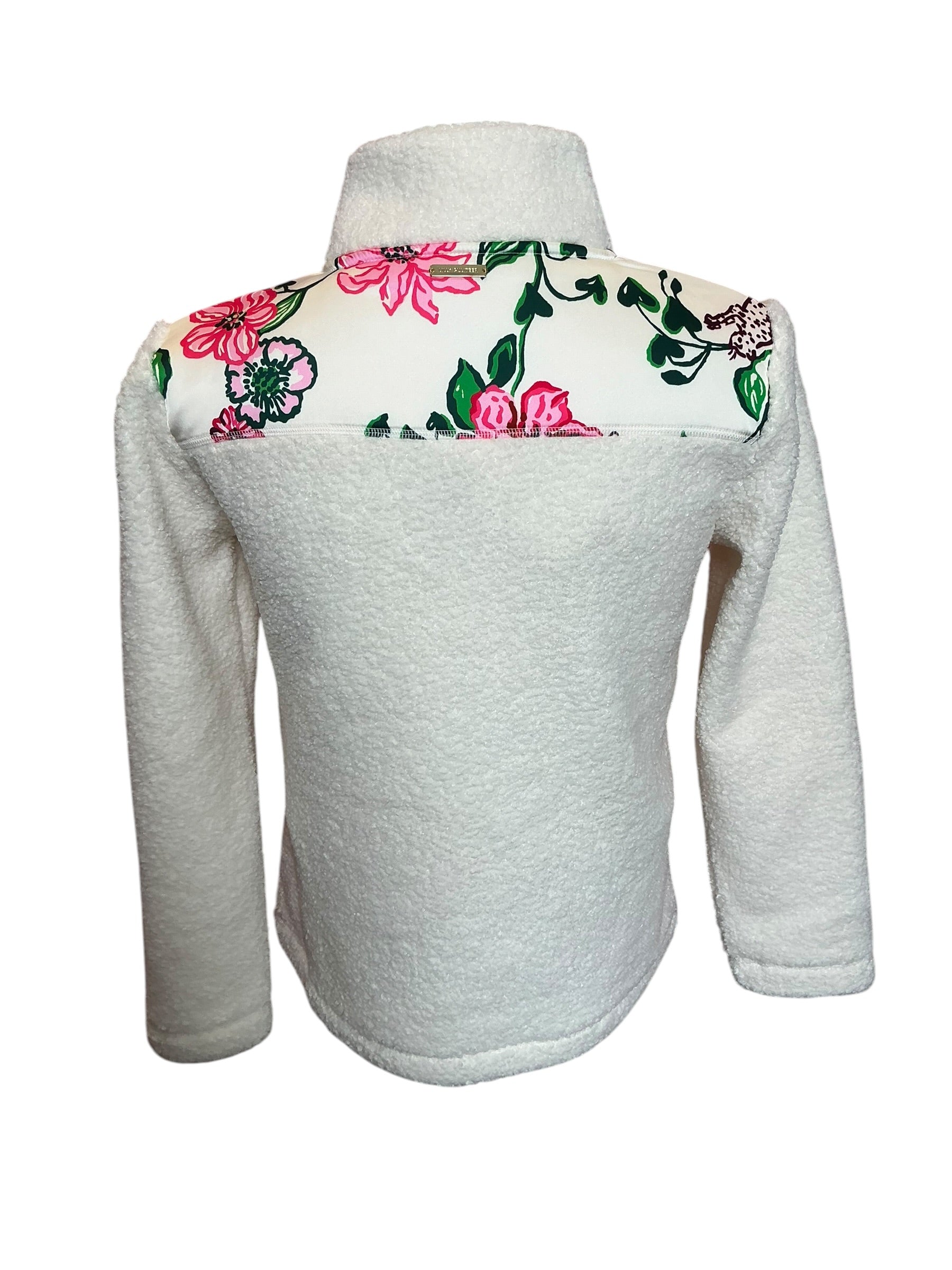 Lilly Pulitzer NWT Wallen Sherpa Half Zip Coconut - Size XS