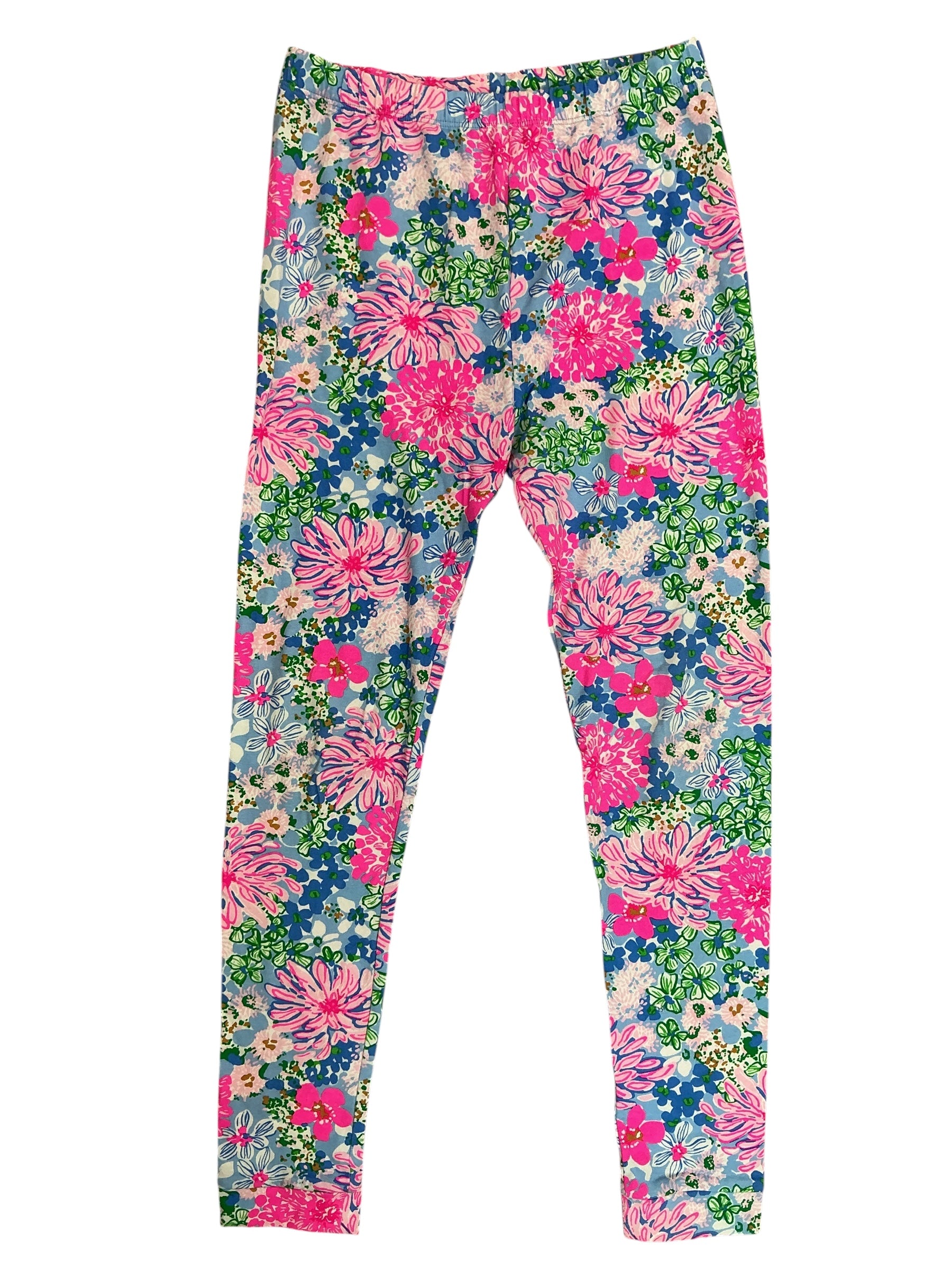 Lilly Pulitzer Kids Girls Maia Leggings Tiny Garden - Size 10
