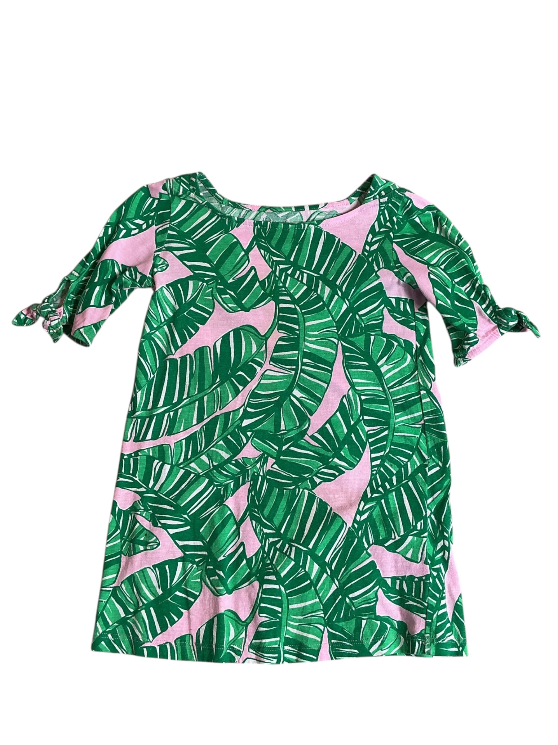 Lilly Pulitzer - Girls Toddler - Shift Dress - Conch Shell Pink Let’s Go Bananas - Size XS 2-3