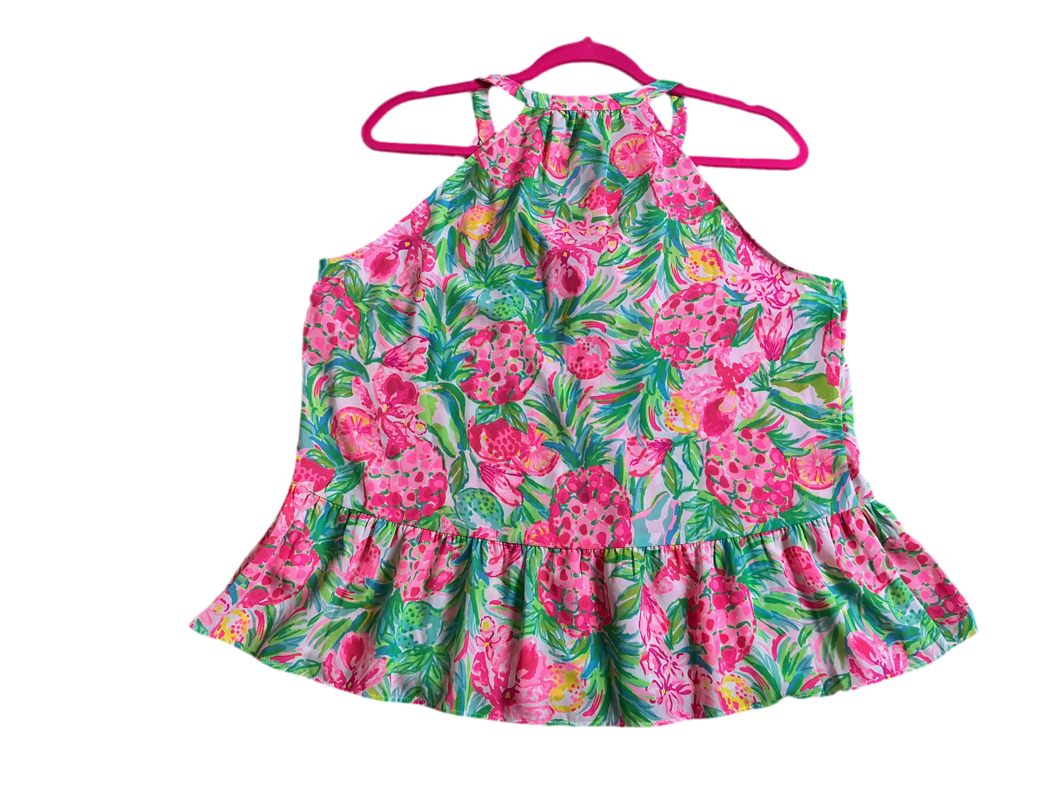 Lilly Pulitzer NWT - Carolane Top - Resort White Pear Necessitates - Size M