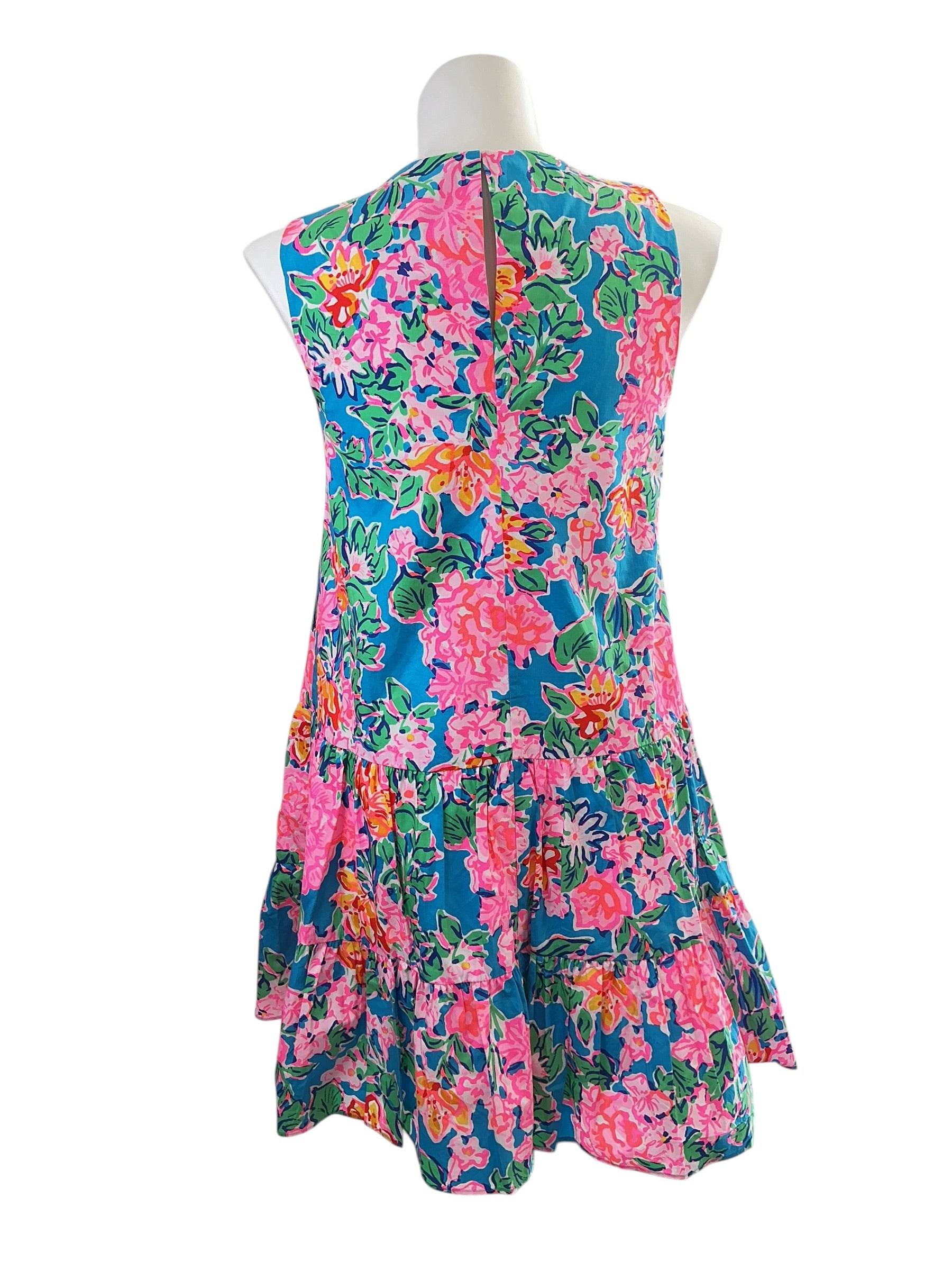 Lilly Pulitzer NWT Trina Dress - Multi Rose To The Occasion - Size L