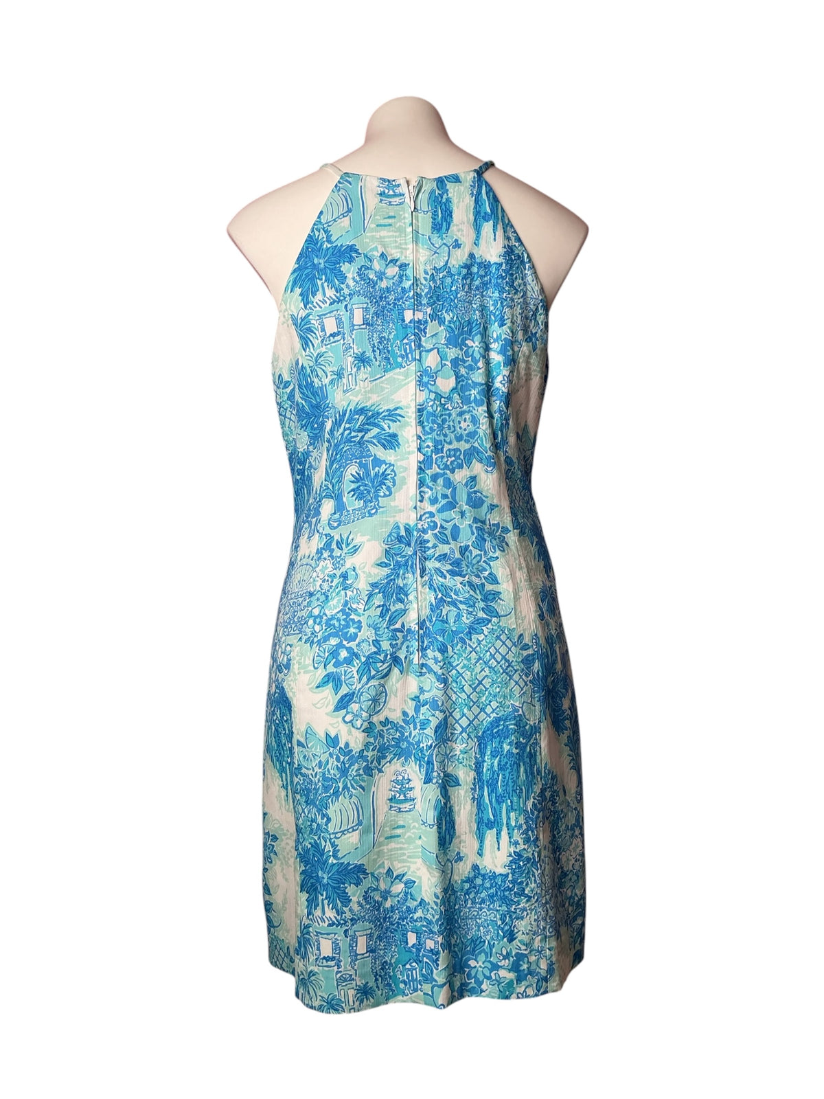 Lilly Pulitzer Pearl Stretch Shift Dress Toile Me About It - Size 12