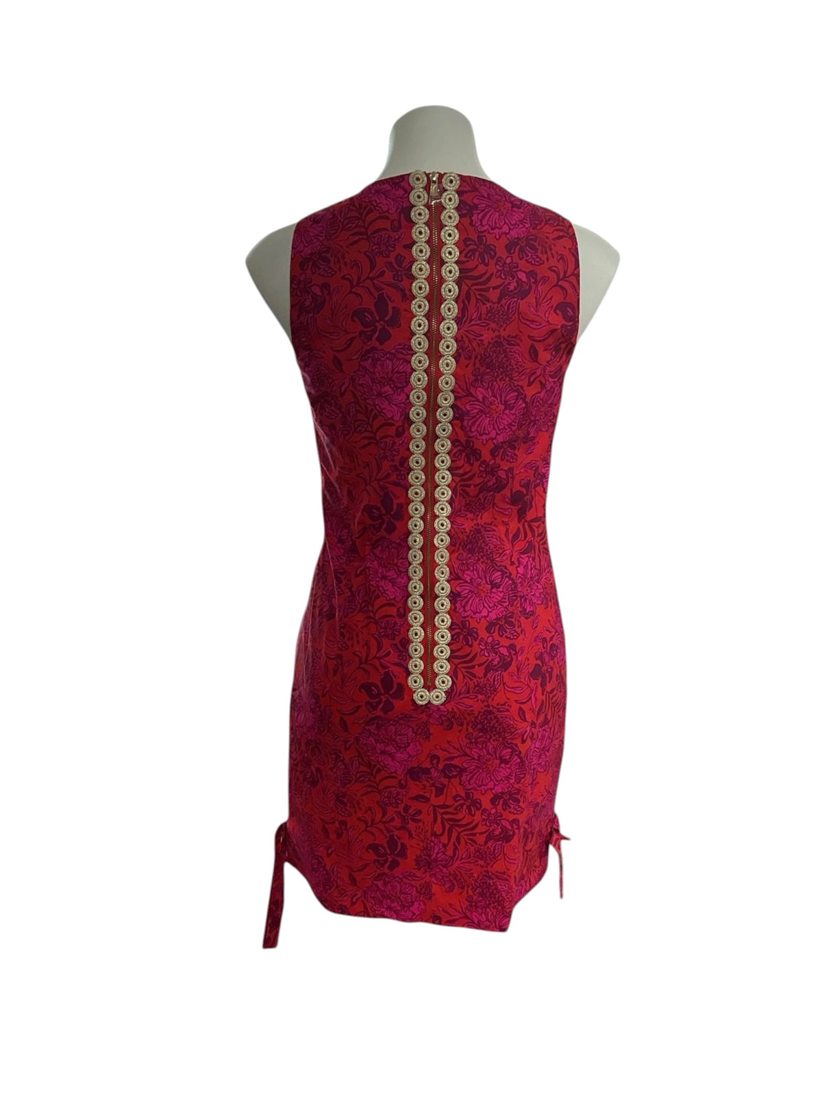 Lilly Pulitzer NWT Mila Stretch Cotton Shift Dress Amaryllis Red Secret Hideaway - Size 4