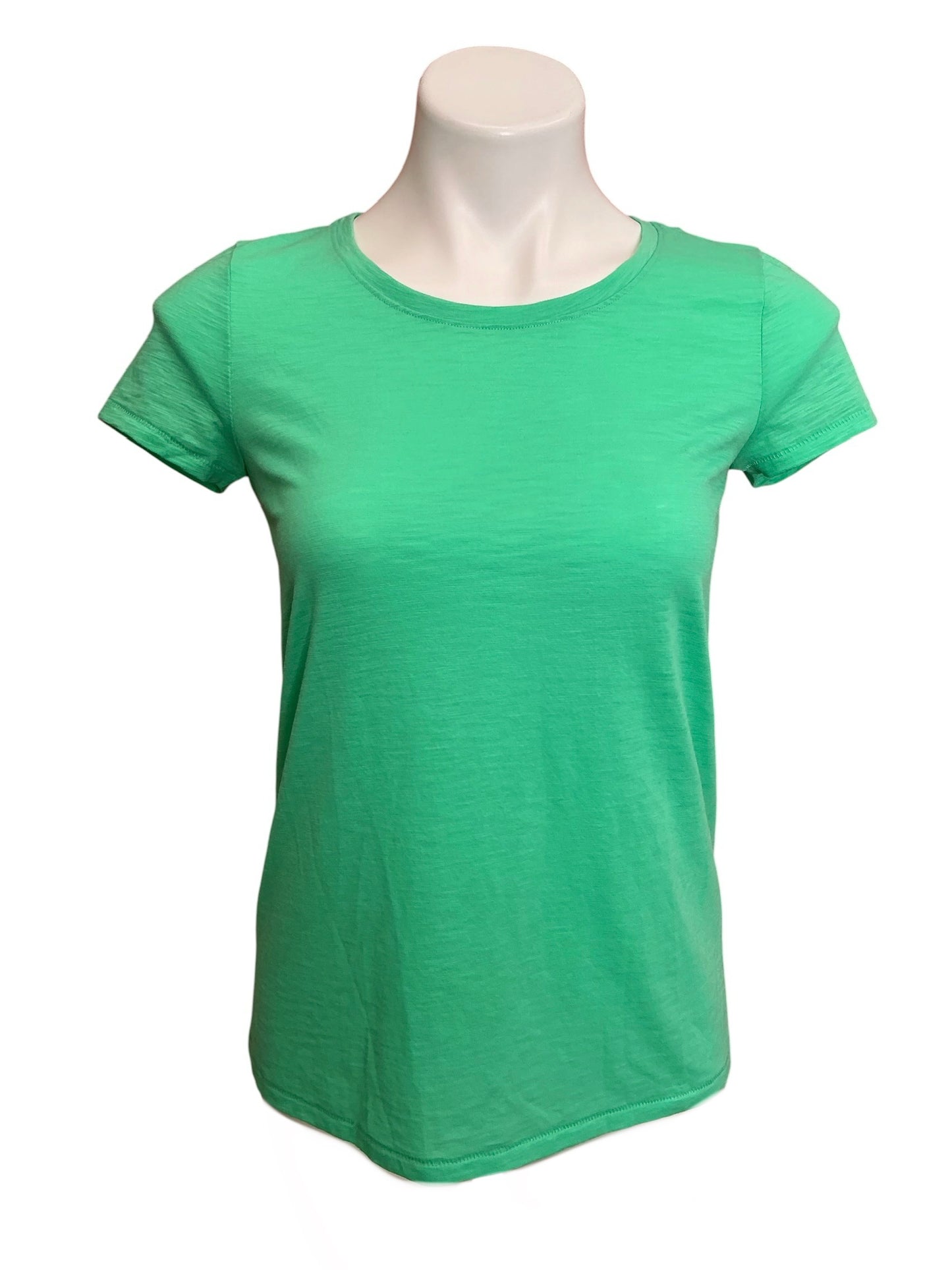 Lilly Pulitzer NWT Etta Scoop Neck Top Gustavia Green - Size XXS