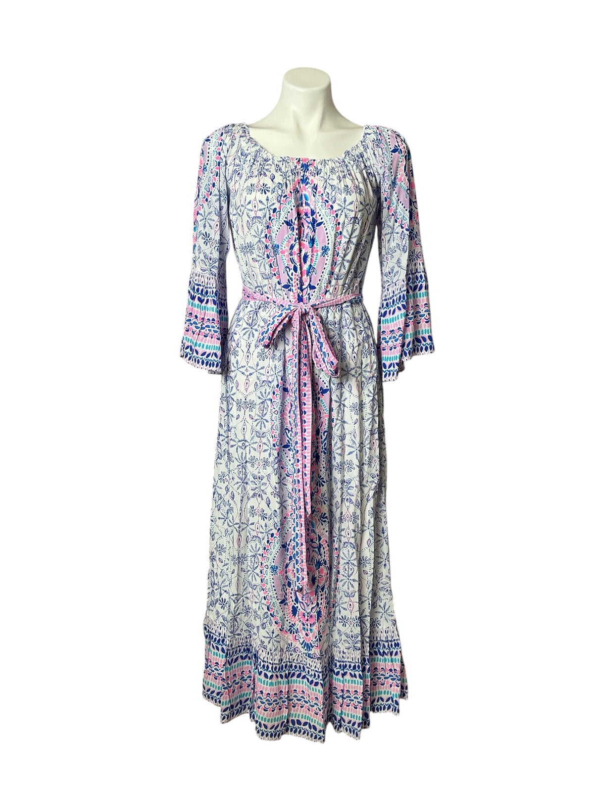 Lilly Pulitzer Abigale Midi Dress Resort White  Time To Shine - Size M