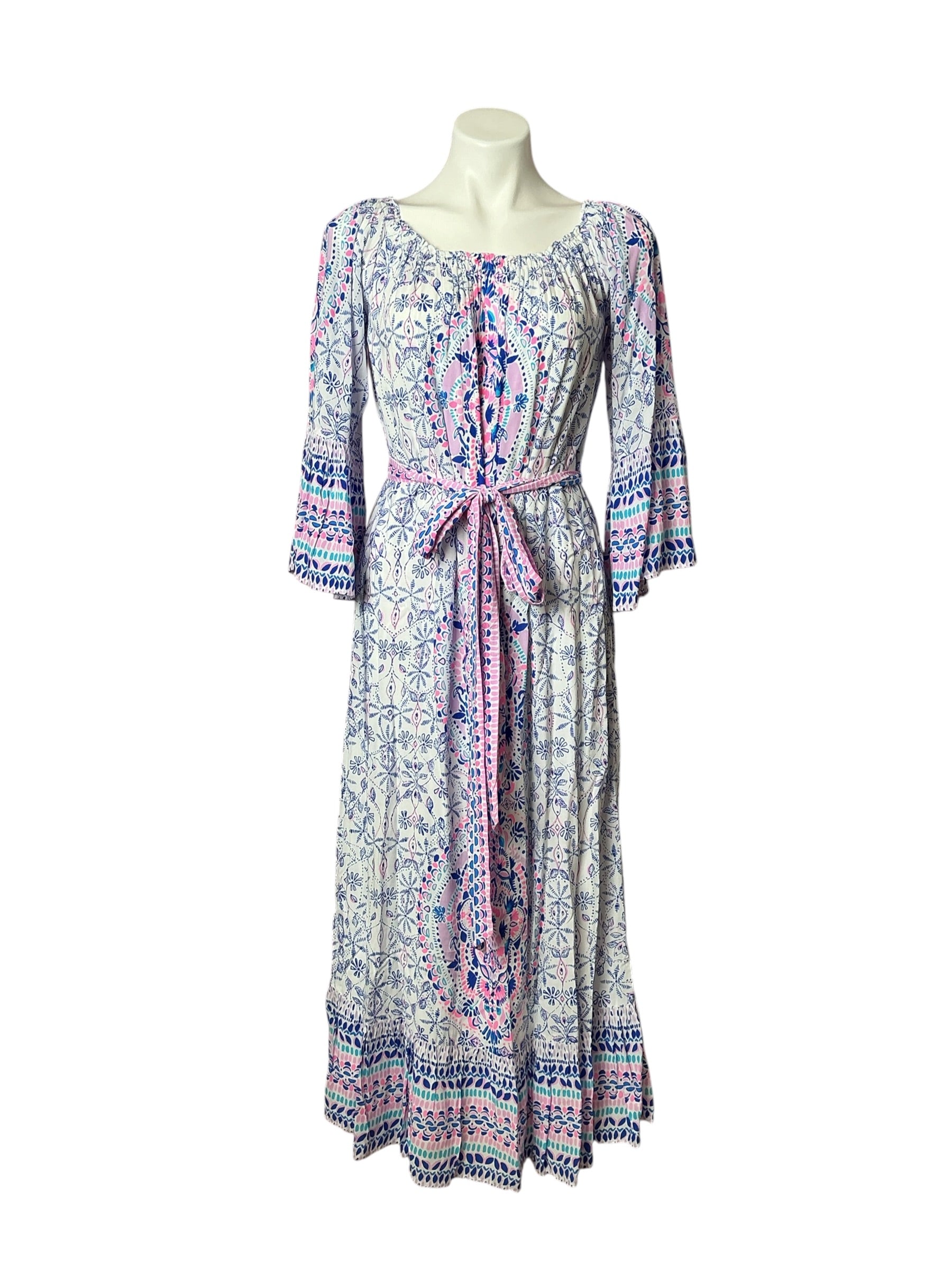 Lilly Pulitzer Abigale Midi Dress Resort White  Time To Shine - Size M