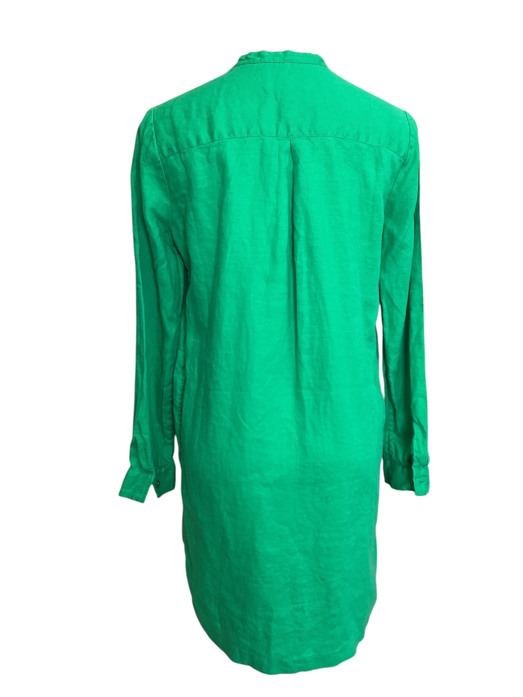 Lilly Pulitzer Rhoda Long Sleeve Popover Dress Brazilian Green - Size 4