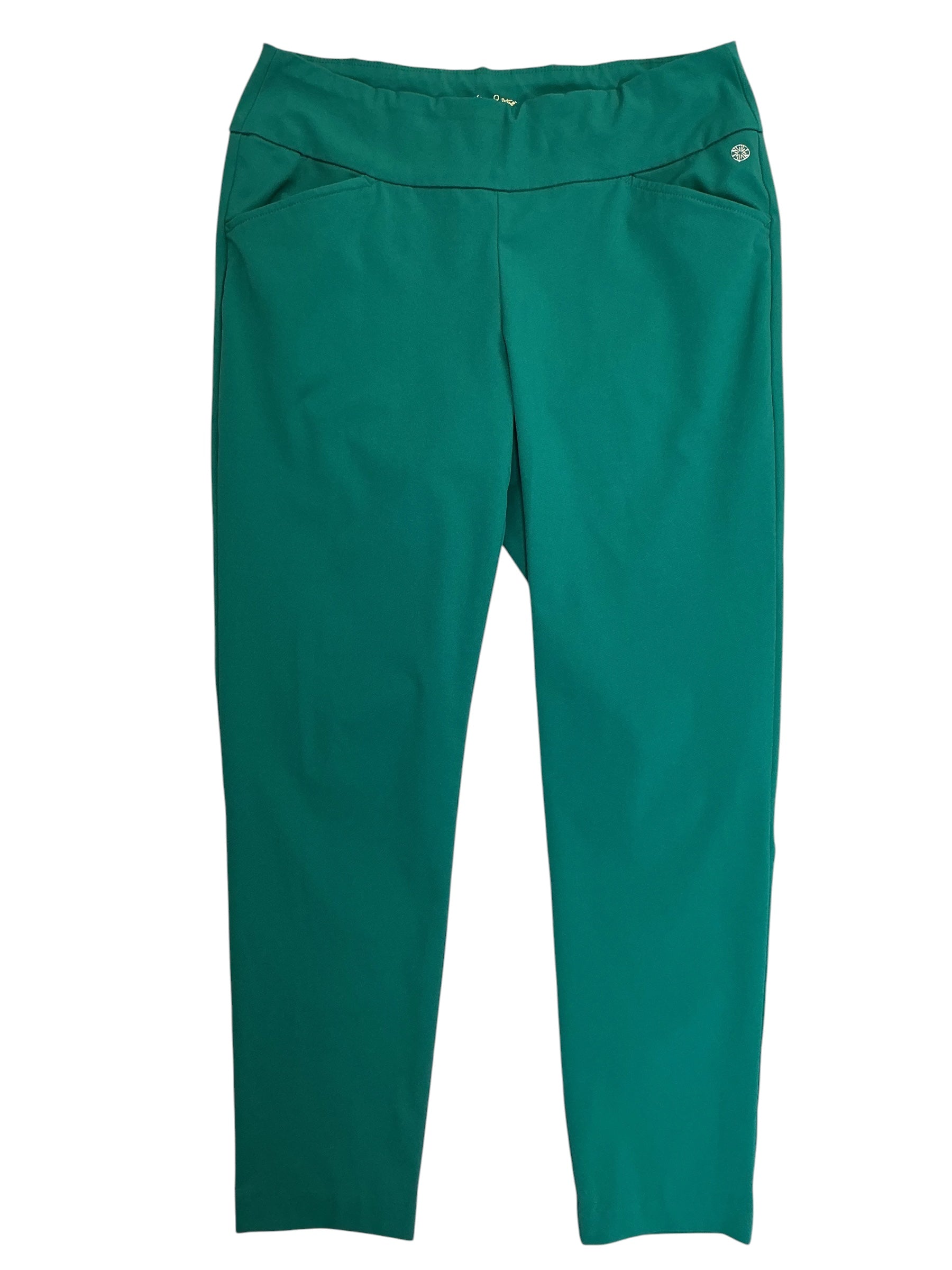 Lilly Pulitzer Kelly Skinny Ankle Pants Maldives Green - Size 12