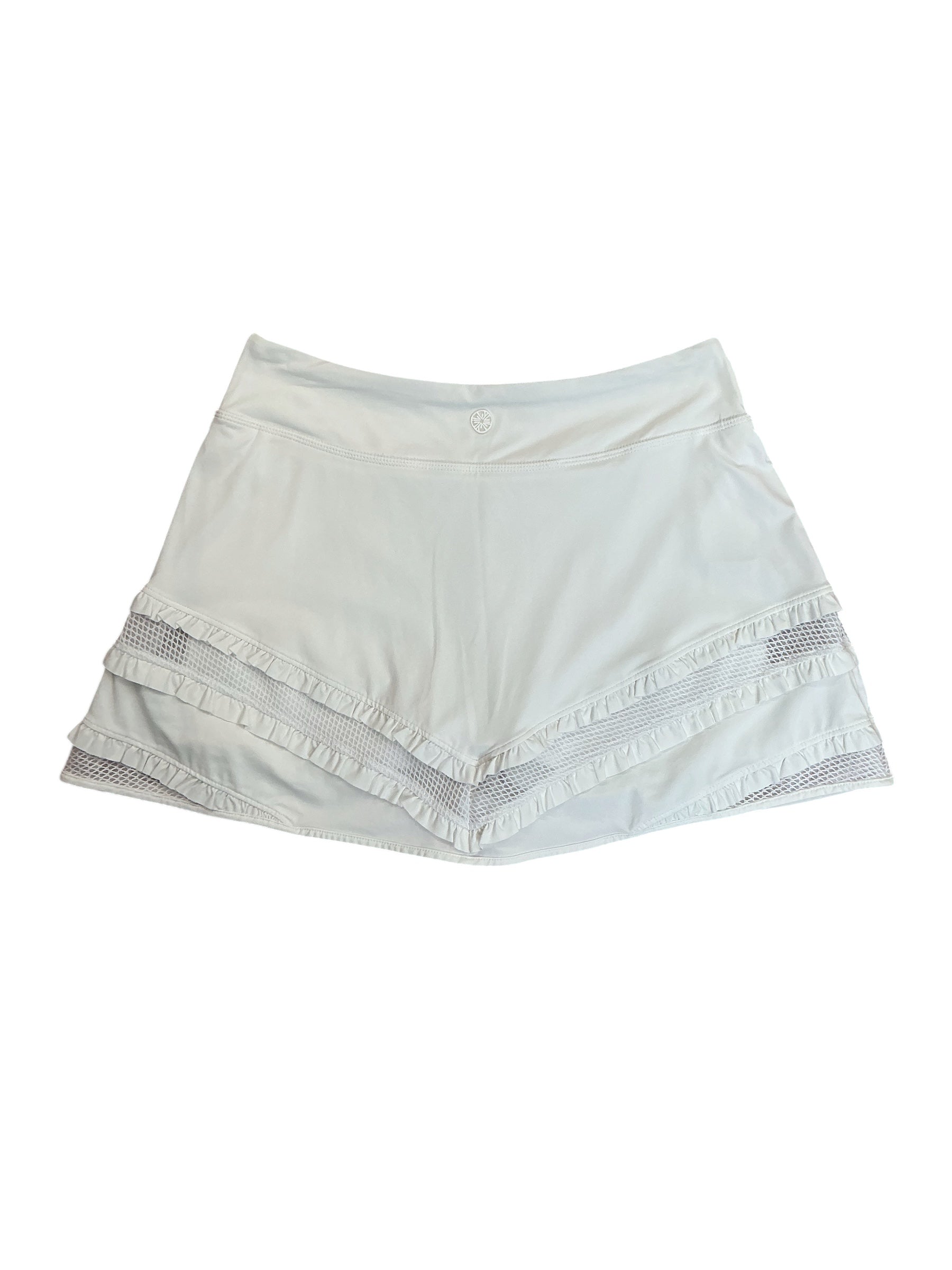 Lilly Pulitzer Luxletic UPF 50+ Maja Skort Resort White - Size XS
