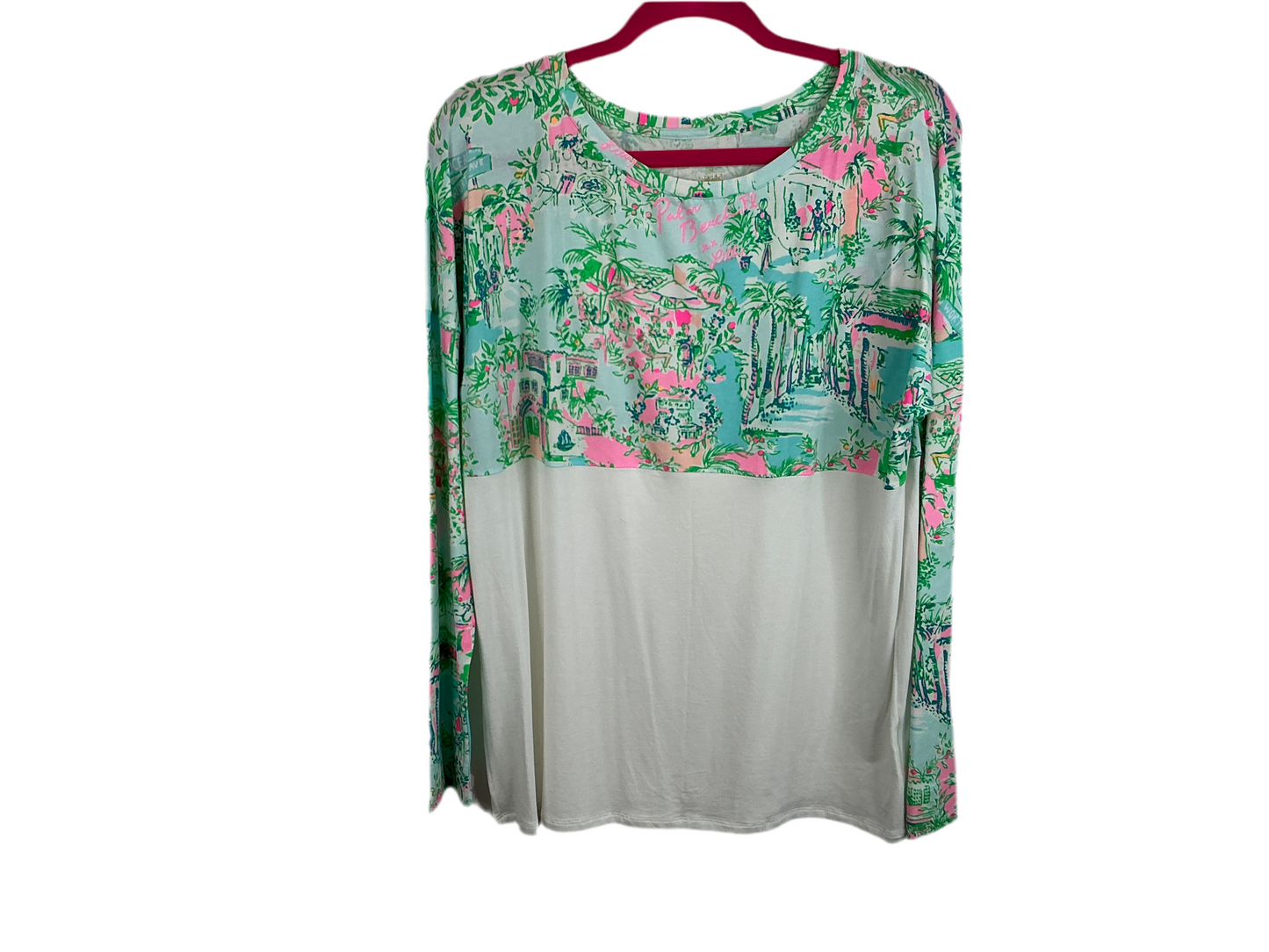 Lilly Pulitzer NWT Finn Top Lilly Loves Palm Beach- Size M