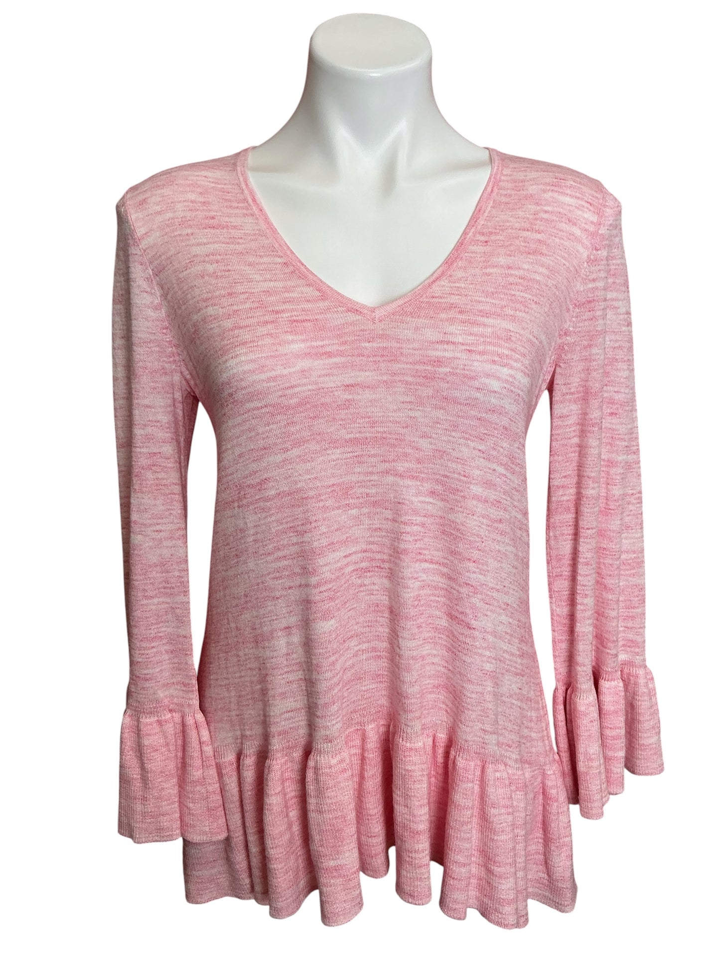 Lilly Pulitzer Adela Sweater Coral Reef Tint Space Dye - Size S