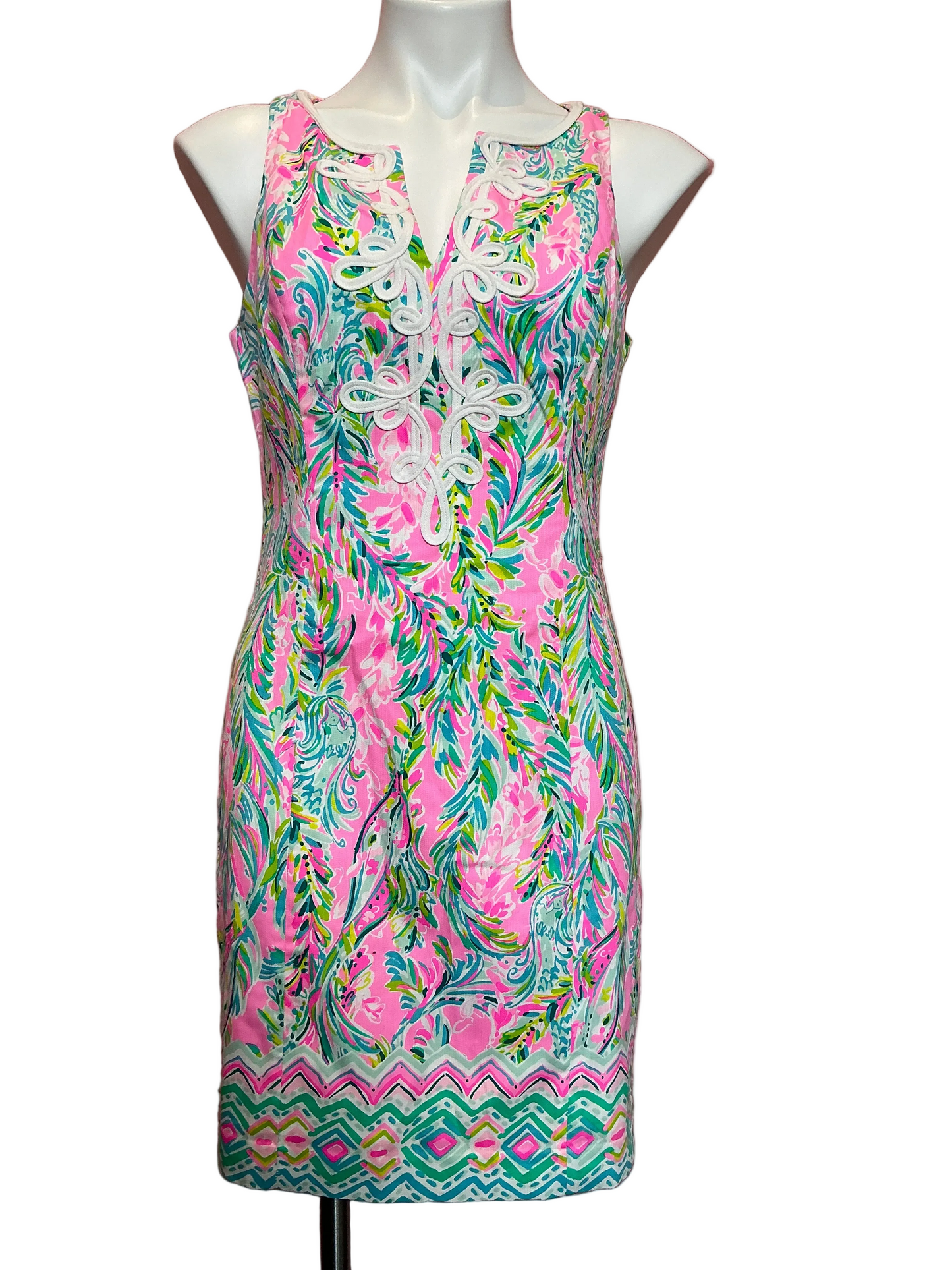 Lilly Pulitzer NWT -  Gabby Stretch Shift - Multi - Unicorn of the Sea - Size 4