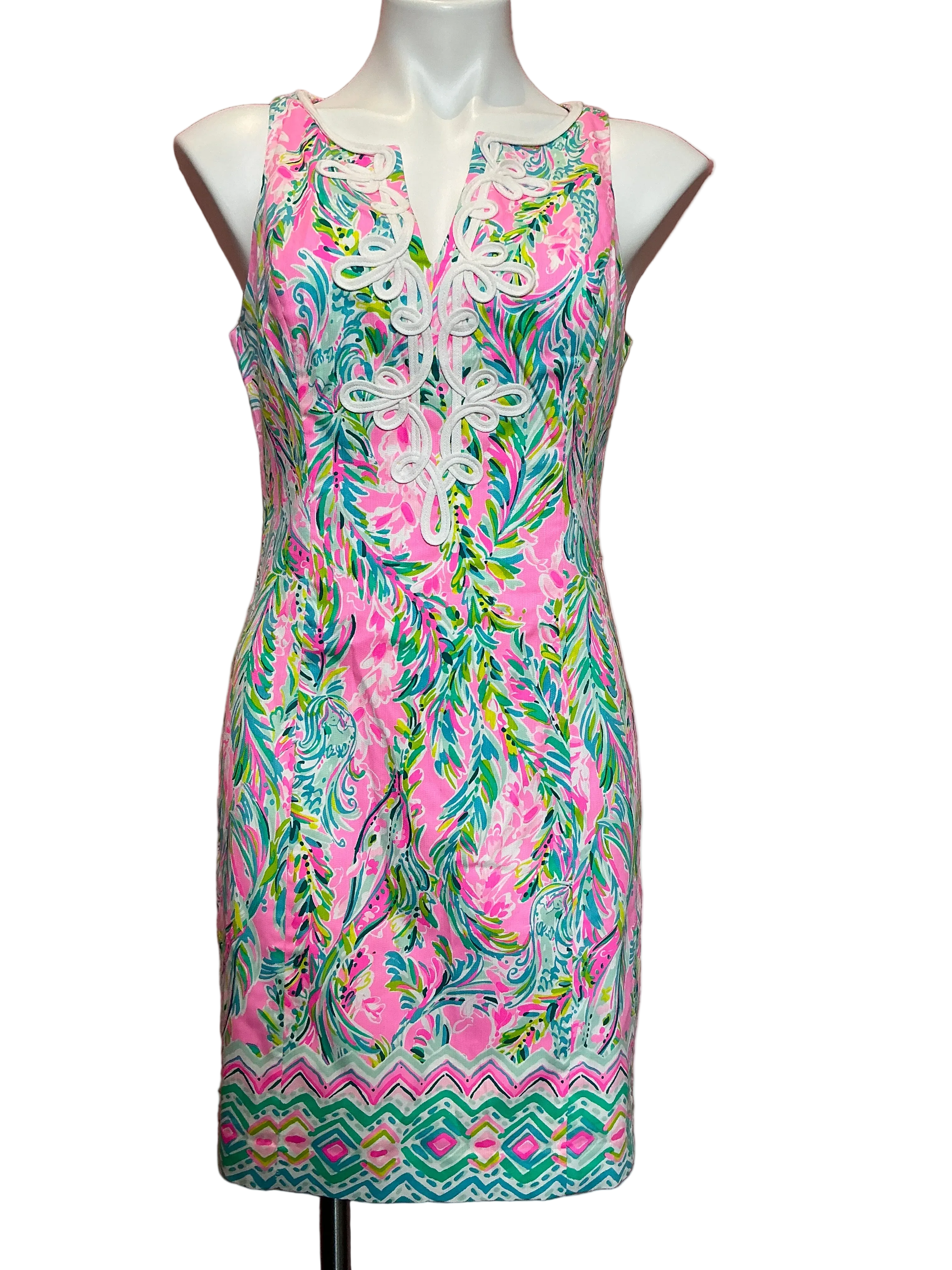 Lilly Pulitzer NWT -  Gabby Stretch Shift - Multi - Unicorn of the Sea - Size 4