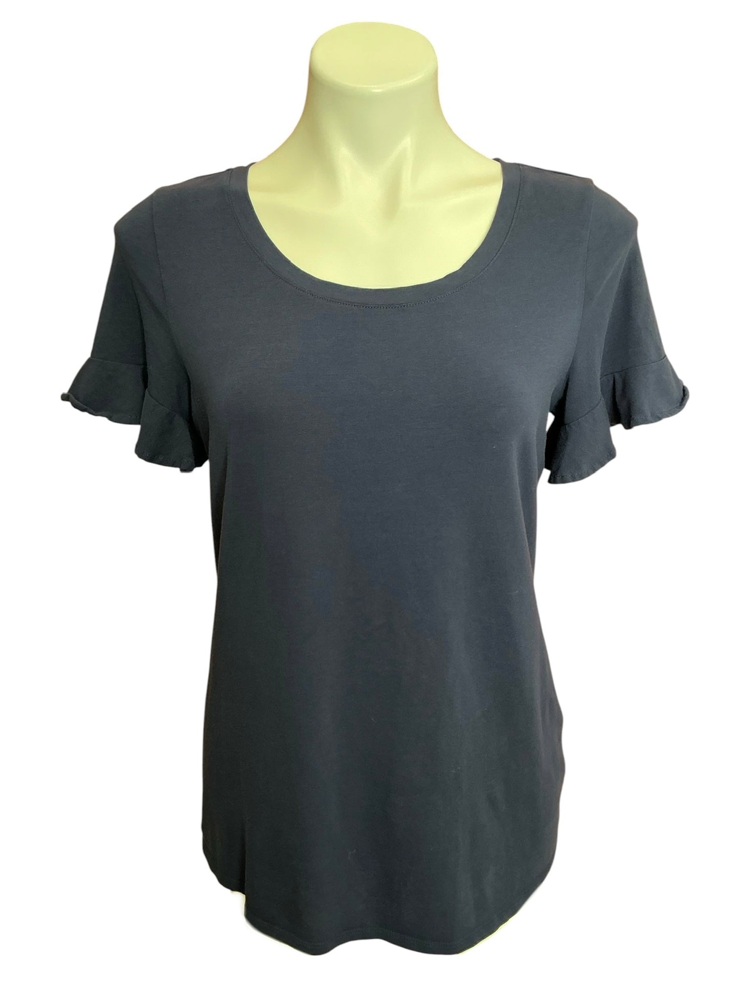 Lilly Pulitzer Michele Ruffle Sleeve Tee True Navy - Size M