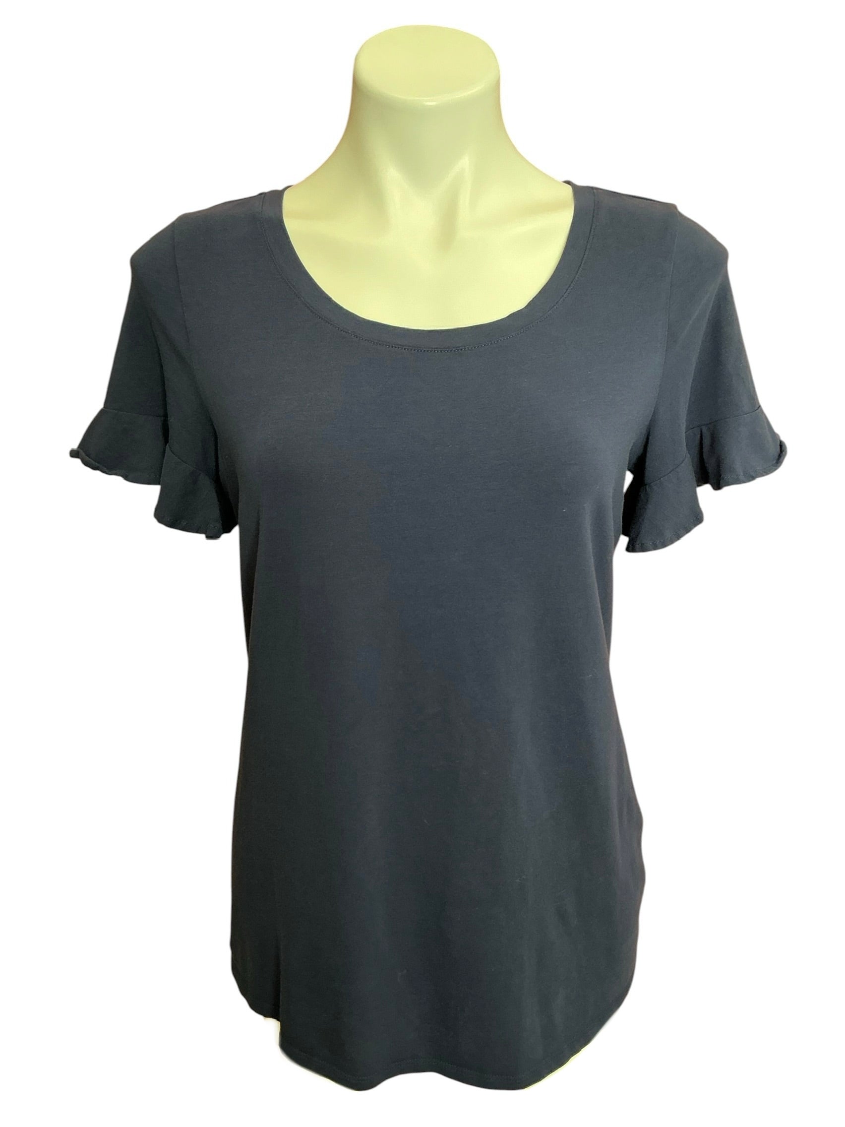 Lilly Pulitzer Michele Ruffle Sleeve Tee True Navy - Size M