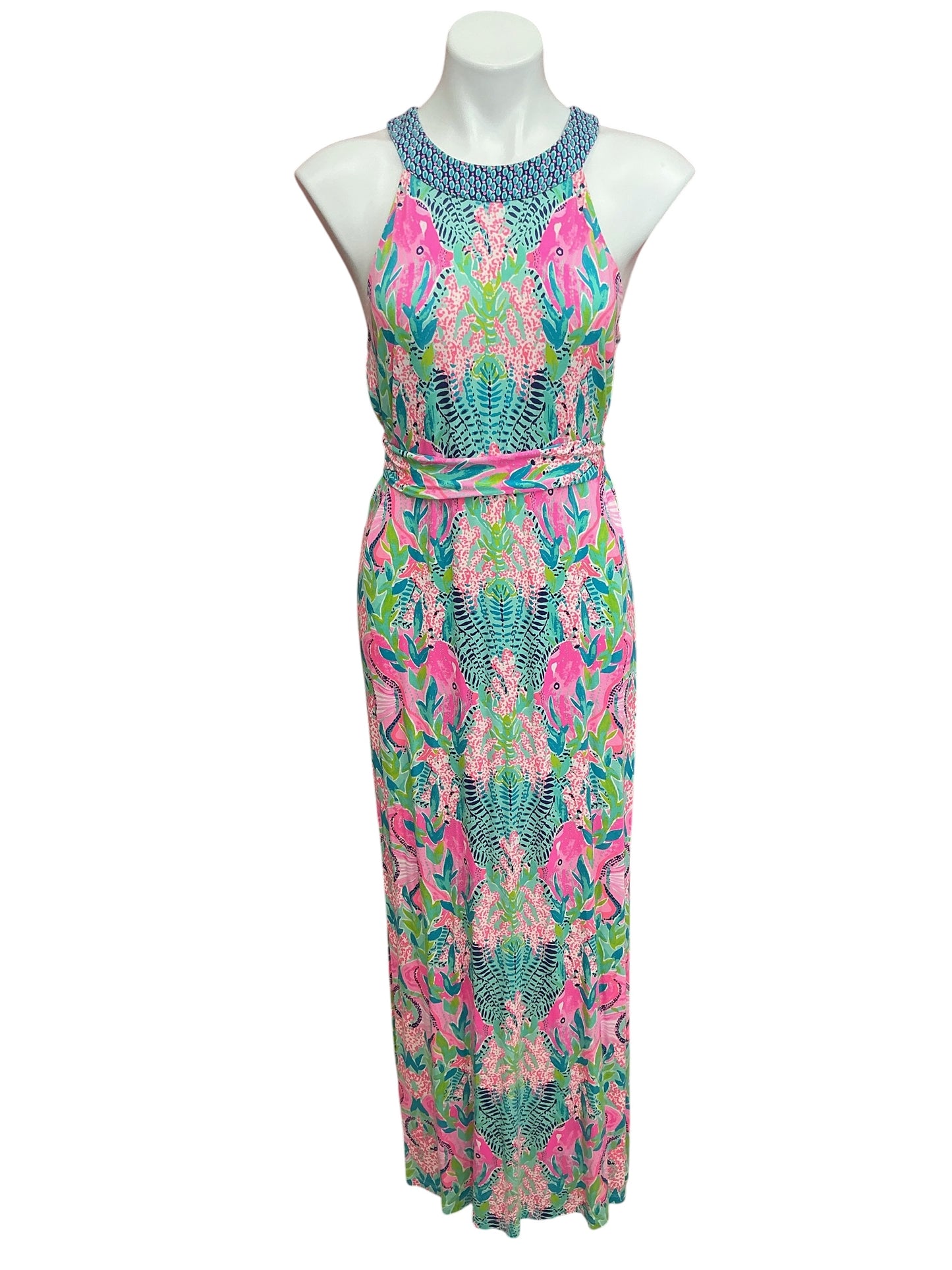 Lilly Pulitzer Monterey Maxi Dress Multi Reeflections - Size M