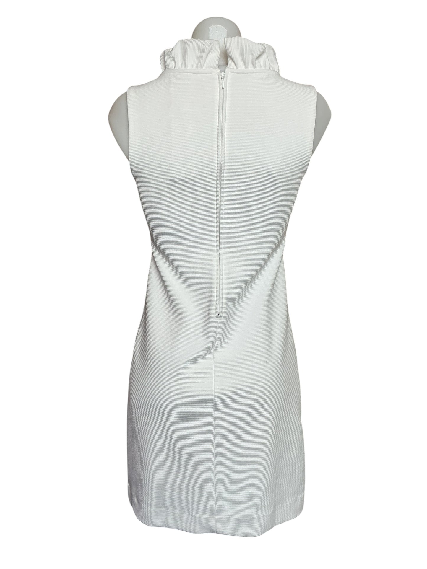 Lilly Pulitzer Tisbury Shift - Resort White Knit Pucker Jacquard - Size XXS