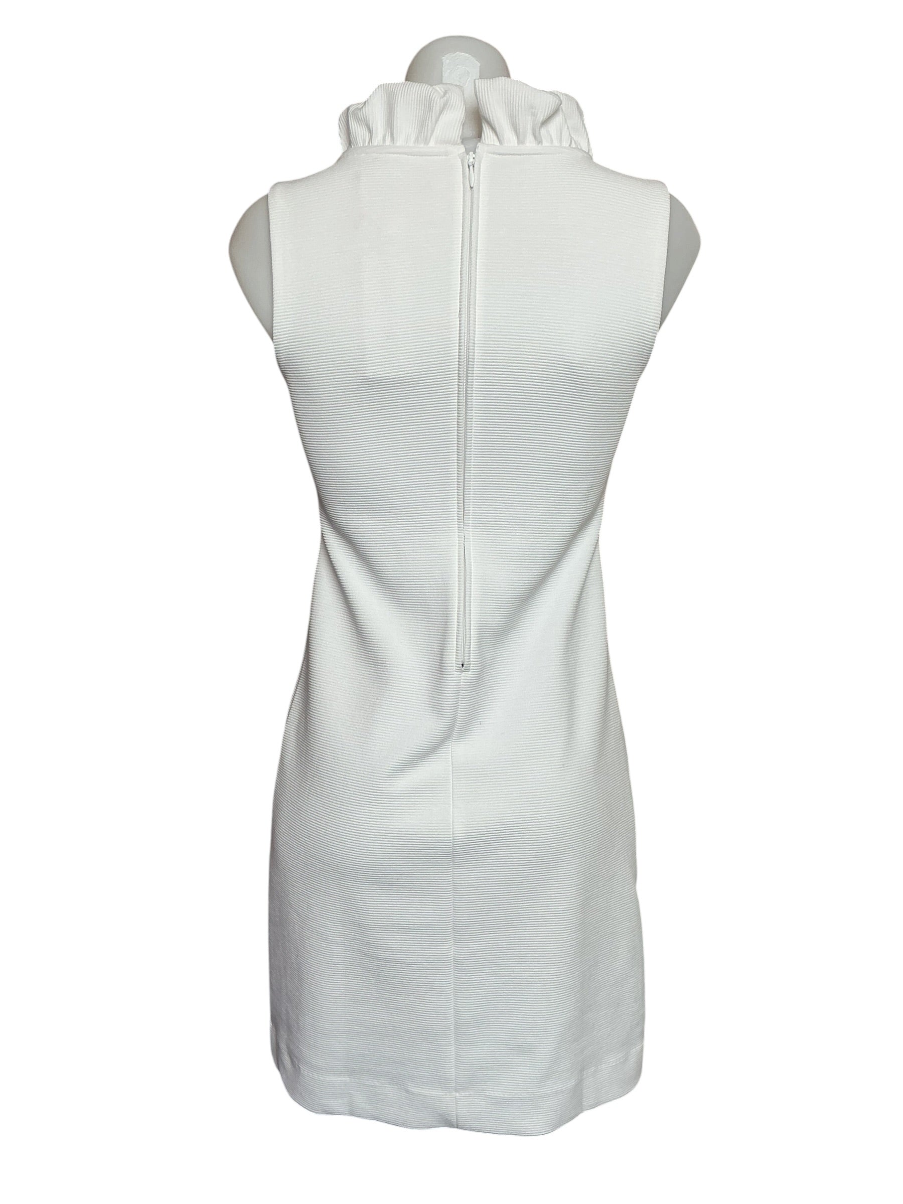 Lilly Pulitzer Tisbury Shift - Resort White Knit Pucker Jacquard - Size XXS