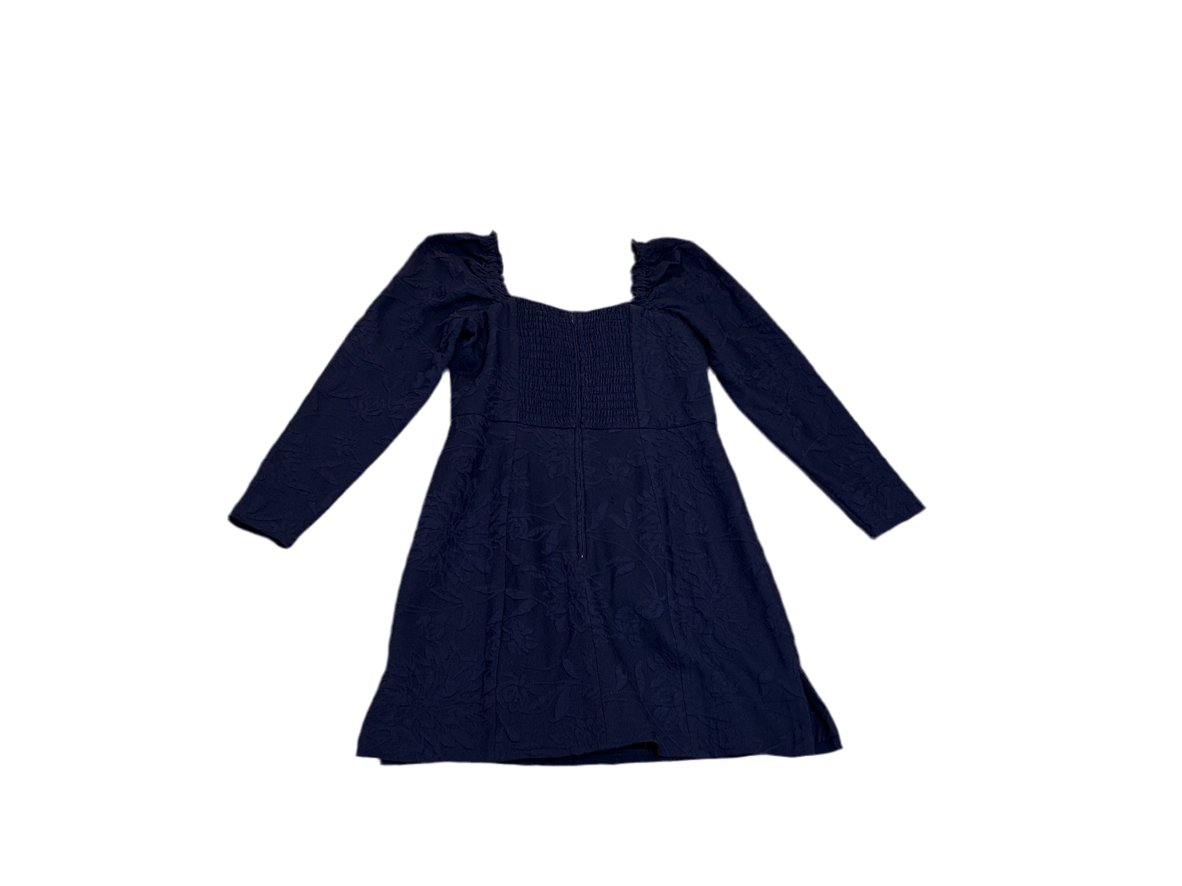 Lilly Pulitzer NWT - Nanna Long Sleeve Romper - Tue Navy Jacquard - Size 6