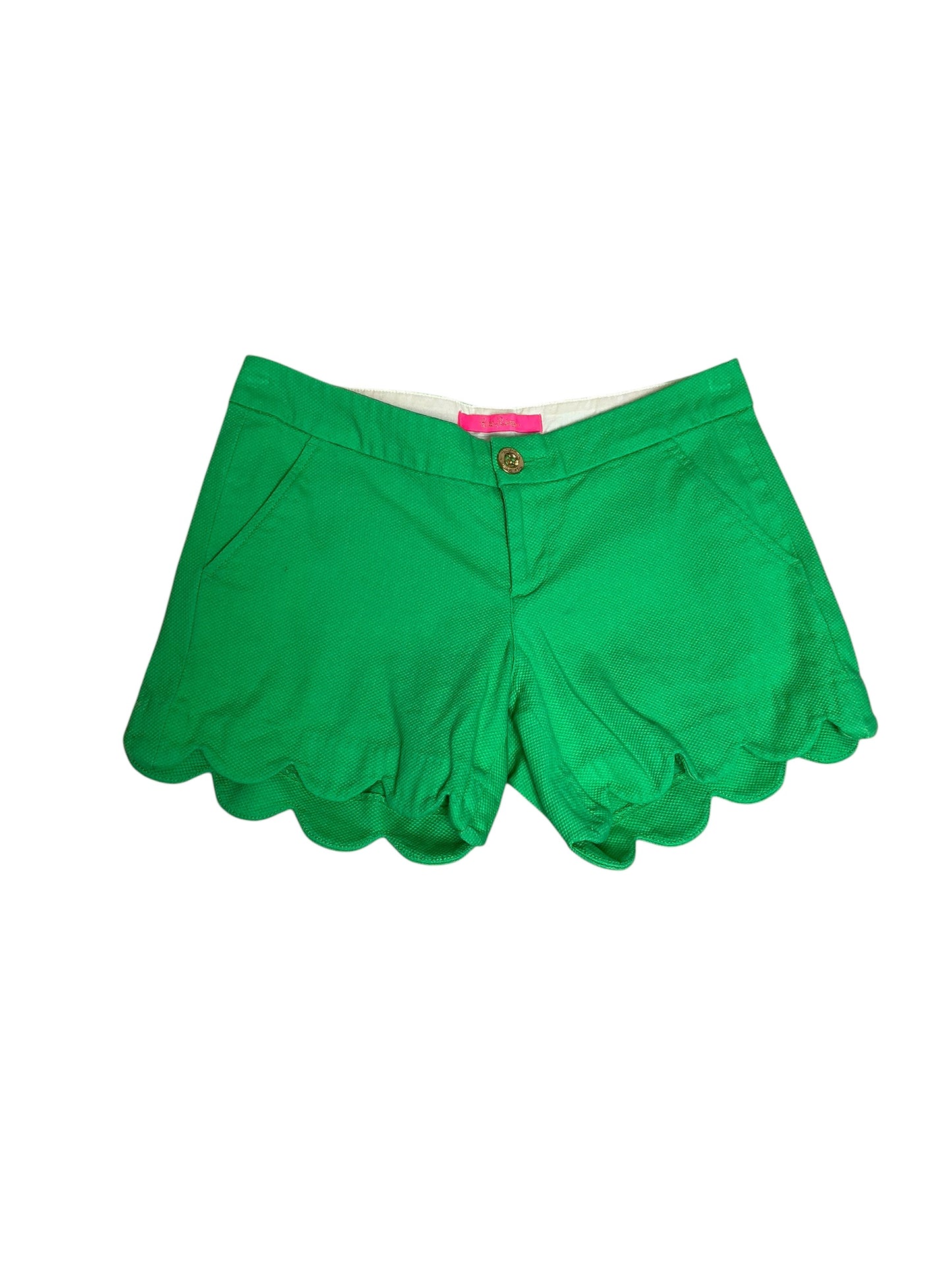 Lilly Pulitzer Buttercup Stretch Short Myrtle Green - Size 00