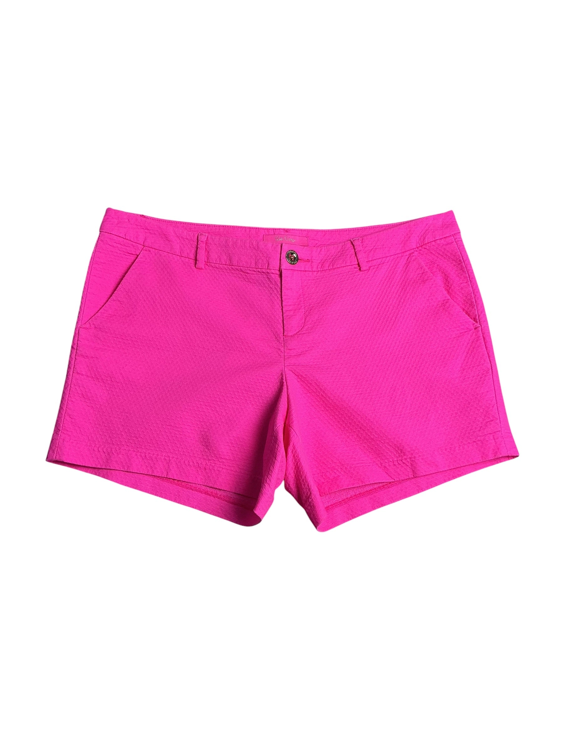 Lilly Pulitzer- Callahan Short Berry Sangria Diamond Dobby Size 14