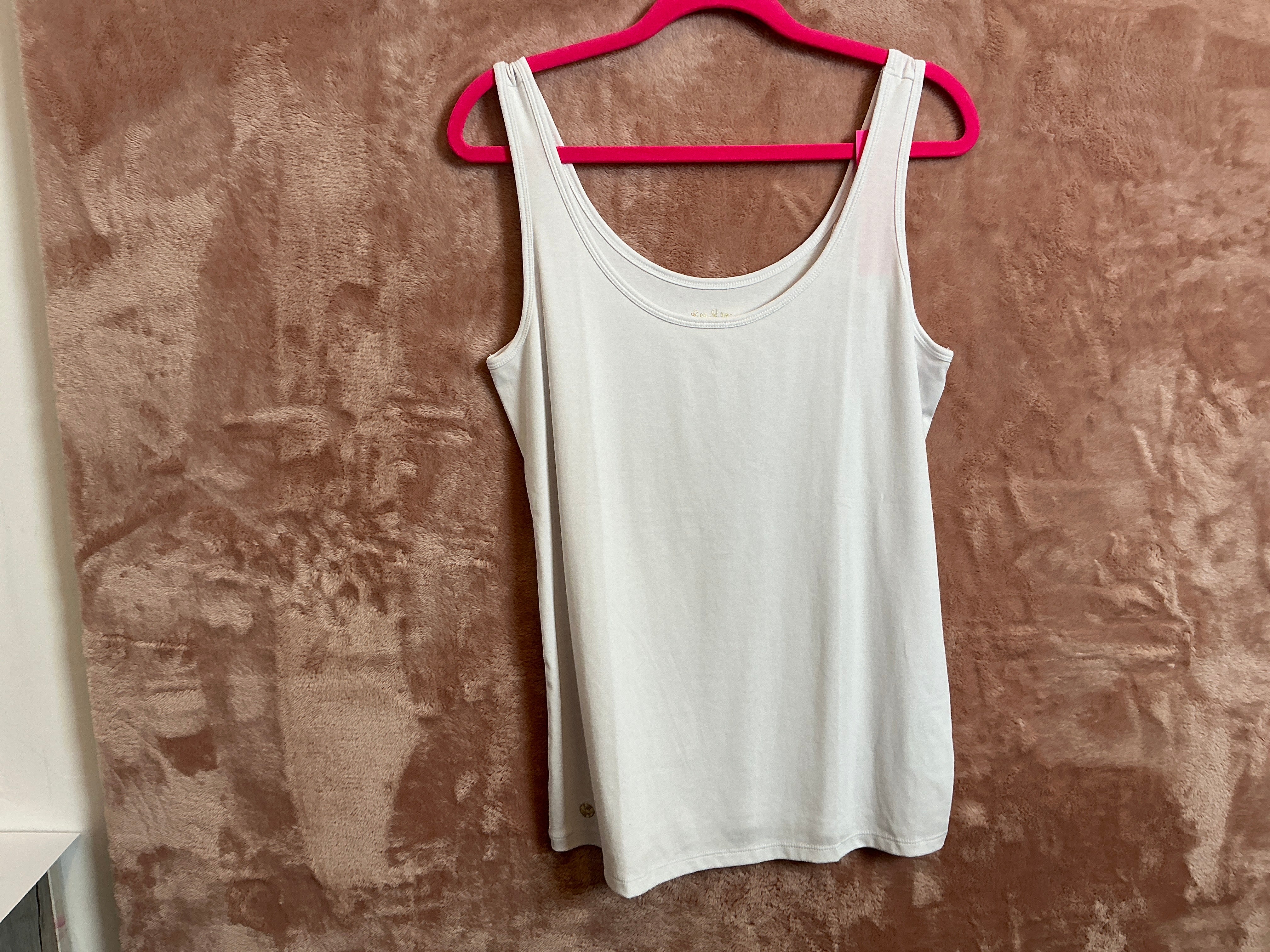 Lilly Pulitzer Top NWT - Haliee Tank - Resort White - Size XL