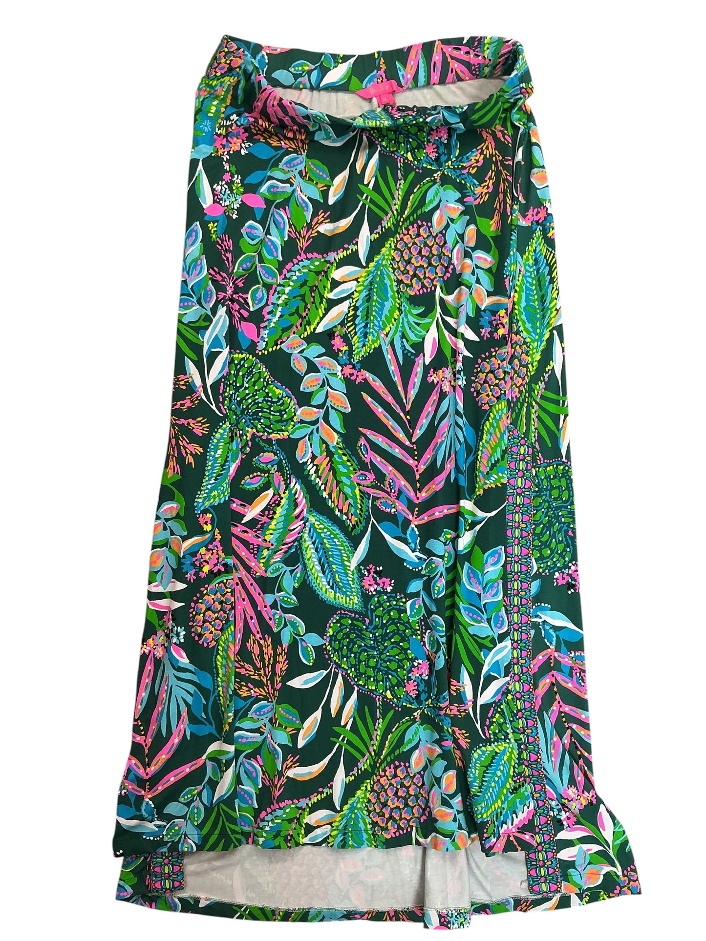 Lilly Pulitzer Sailynn Maxi Skirt Sunshine Jungle - Size XL
