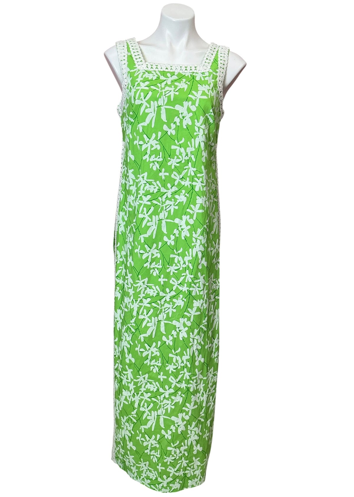 Lilly Pulitzer NWT Tina Maxi Romper Crocodile Green Lizard Overprint - Size 4