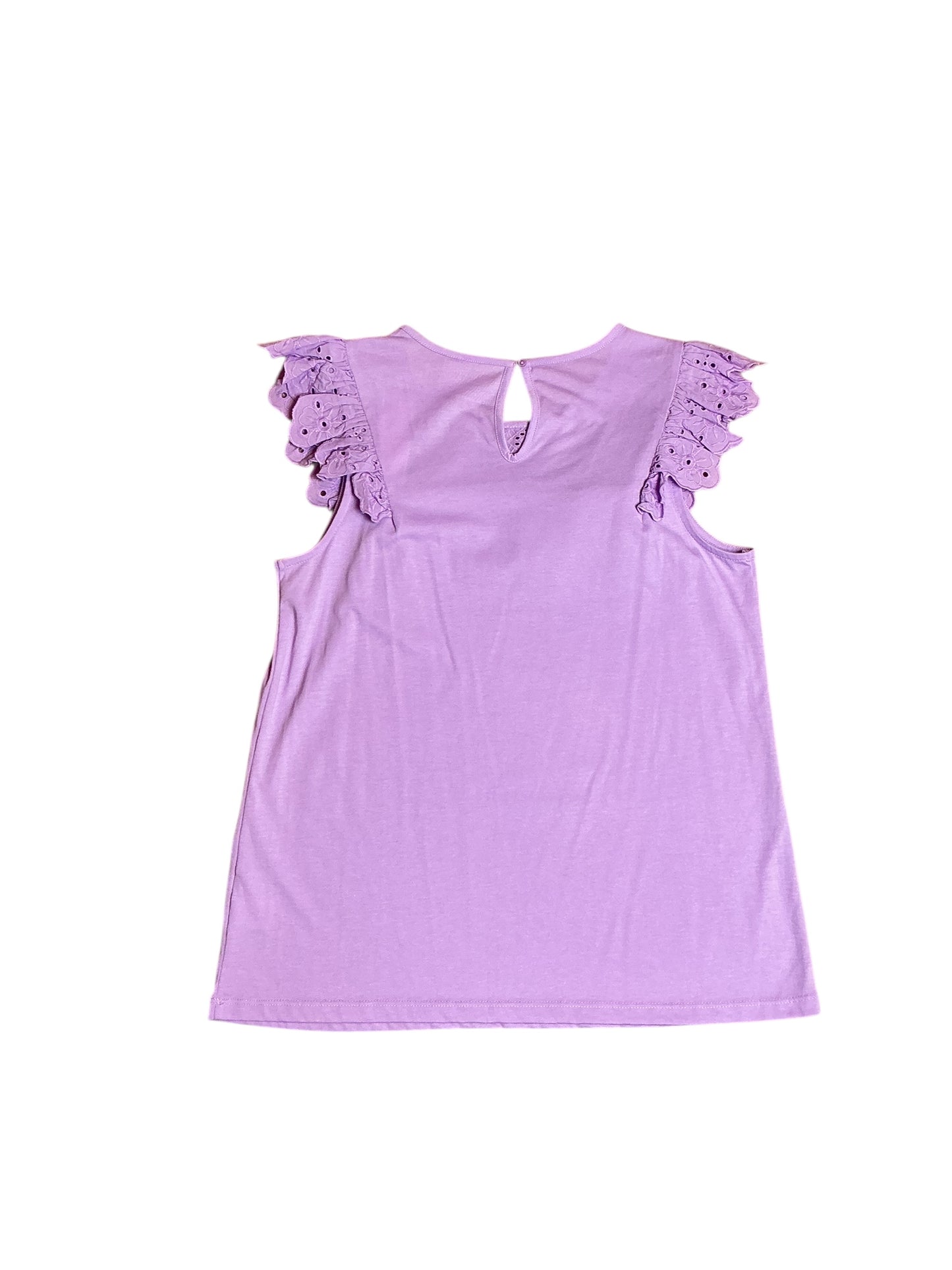 Lilly Pulitzer Bev Top Purple Iris - Size S