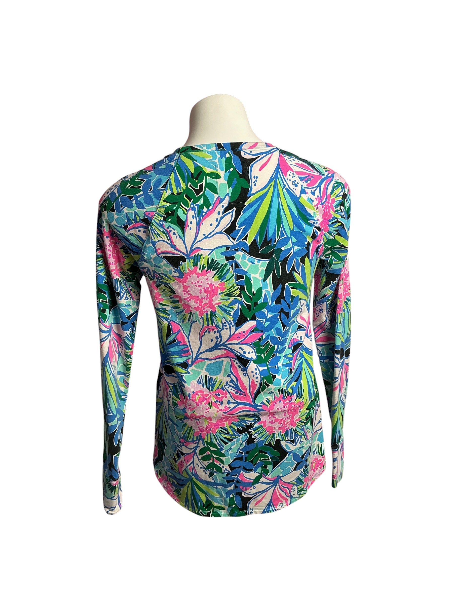 Lilly Pulitzer- Luxletic Blythe Pullover Multi Swizzle In Size S