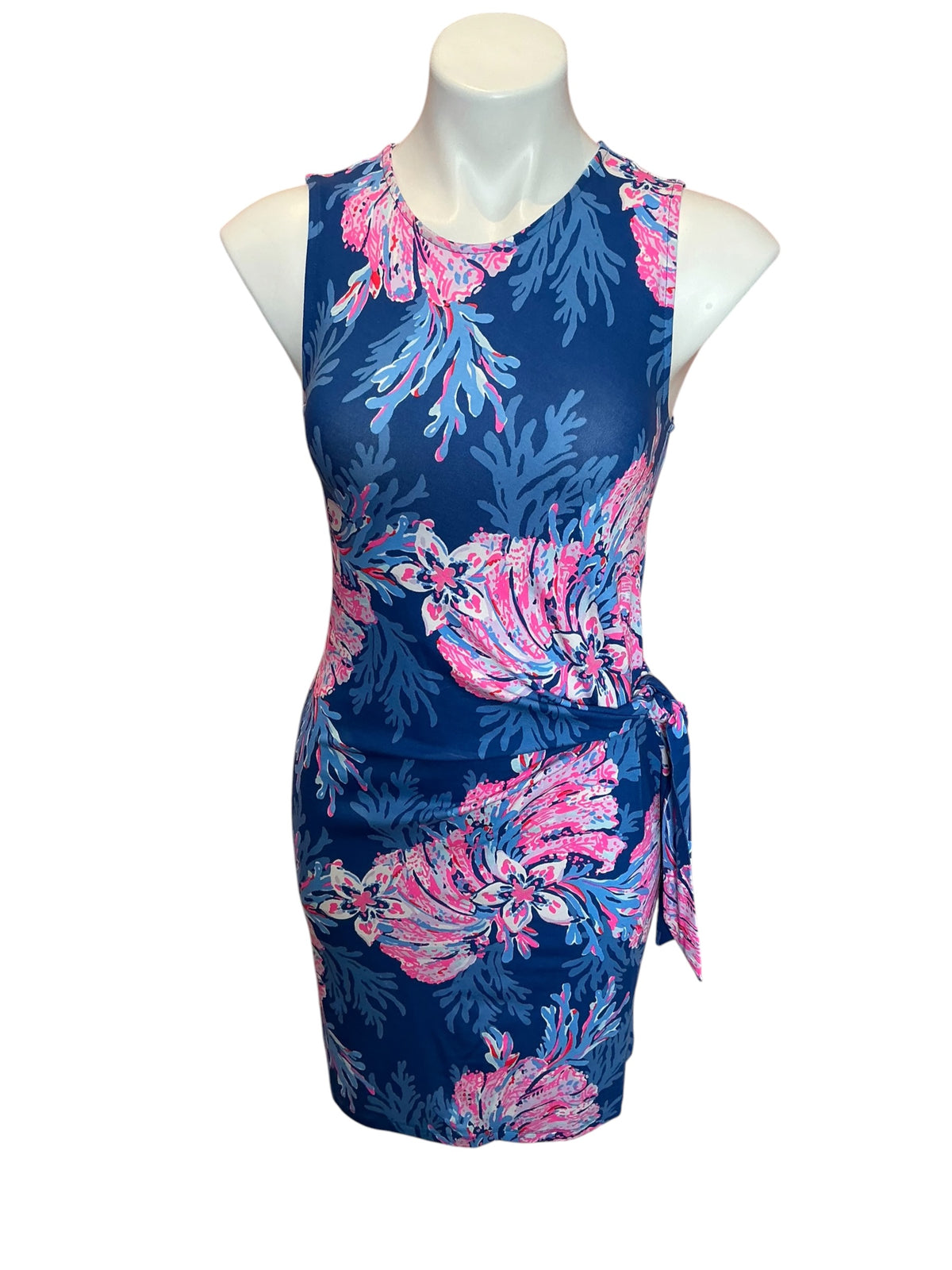 Lilly Pulitzer NWT Bryson Sleeveless Dress Multi For The Fans - Size XS