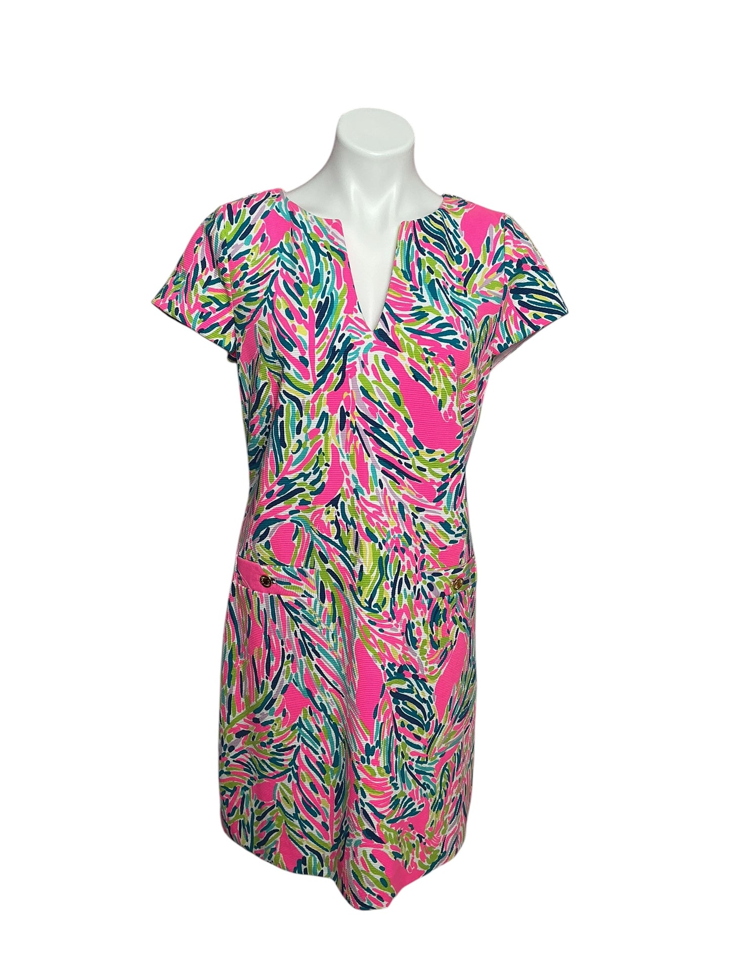 Lilly Pulitzer NWT Layton Shift Multi Palm Reader - Size L
