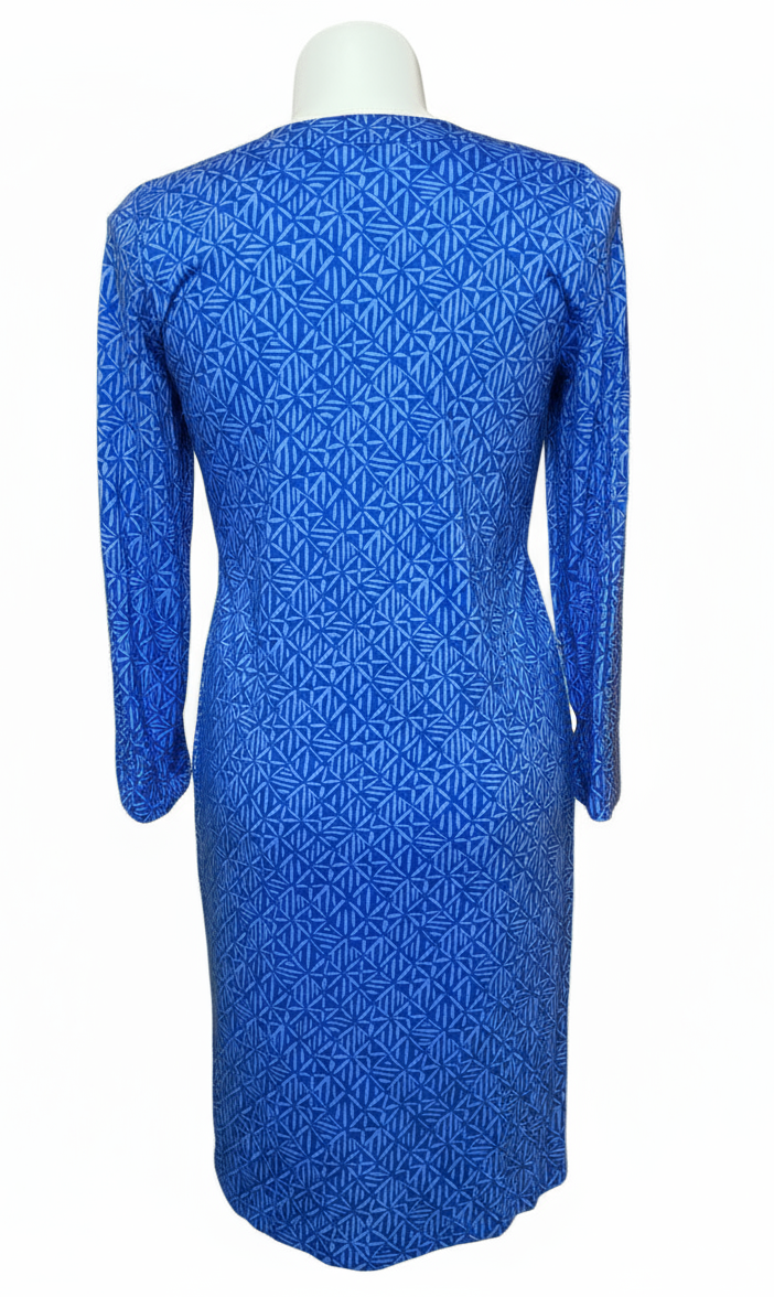 Lilly Pulitzer NWT - Fairfax 3/4 Sleeve Dre - Alba Blue Easy Peasy - Size L