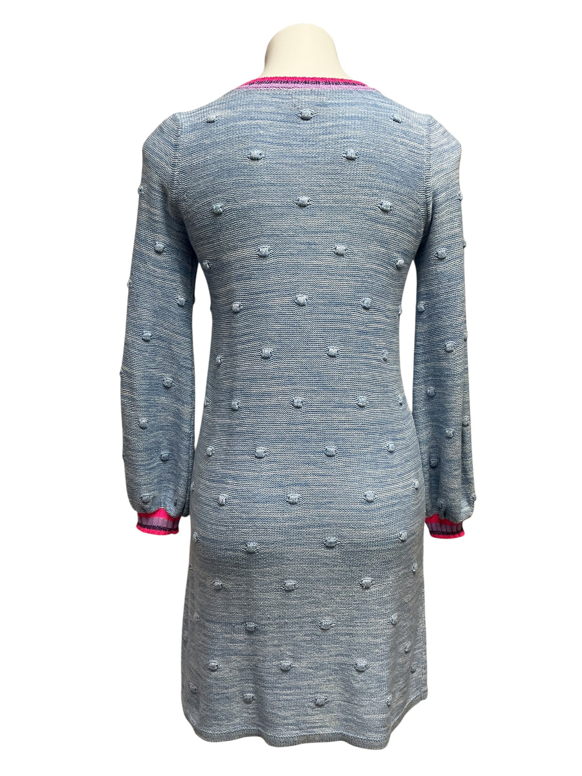 Lilly Pulitzer Girls Mini Verna Sweater Dress Blue Peri Marl - Size XL 12-14